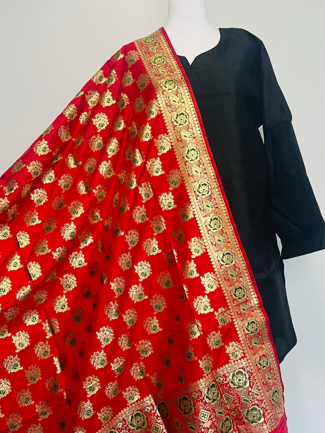 Woven Banarasi Silk Dupatta