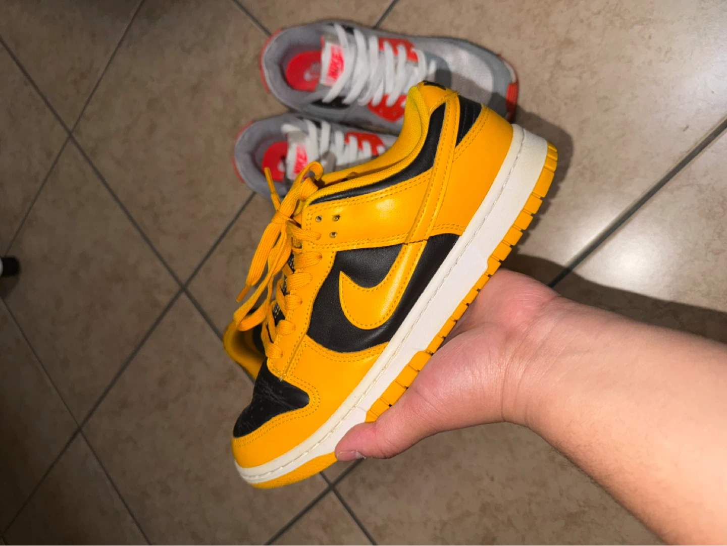 Nike Air Max 90 & Dunk Low Yellow/Black Shoes - photo 2