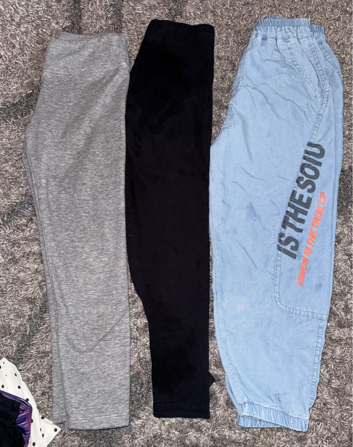 17 Girls' Pants and Leggings Bundle - Various Styles - photo 3