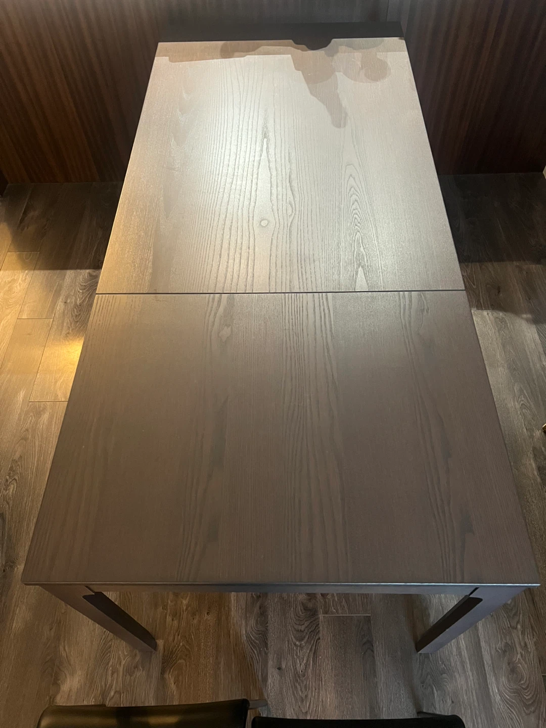Dark Wood Extendable Dining Table