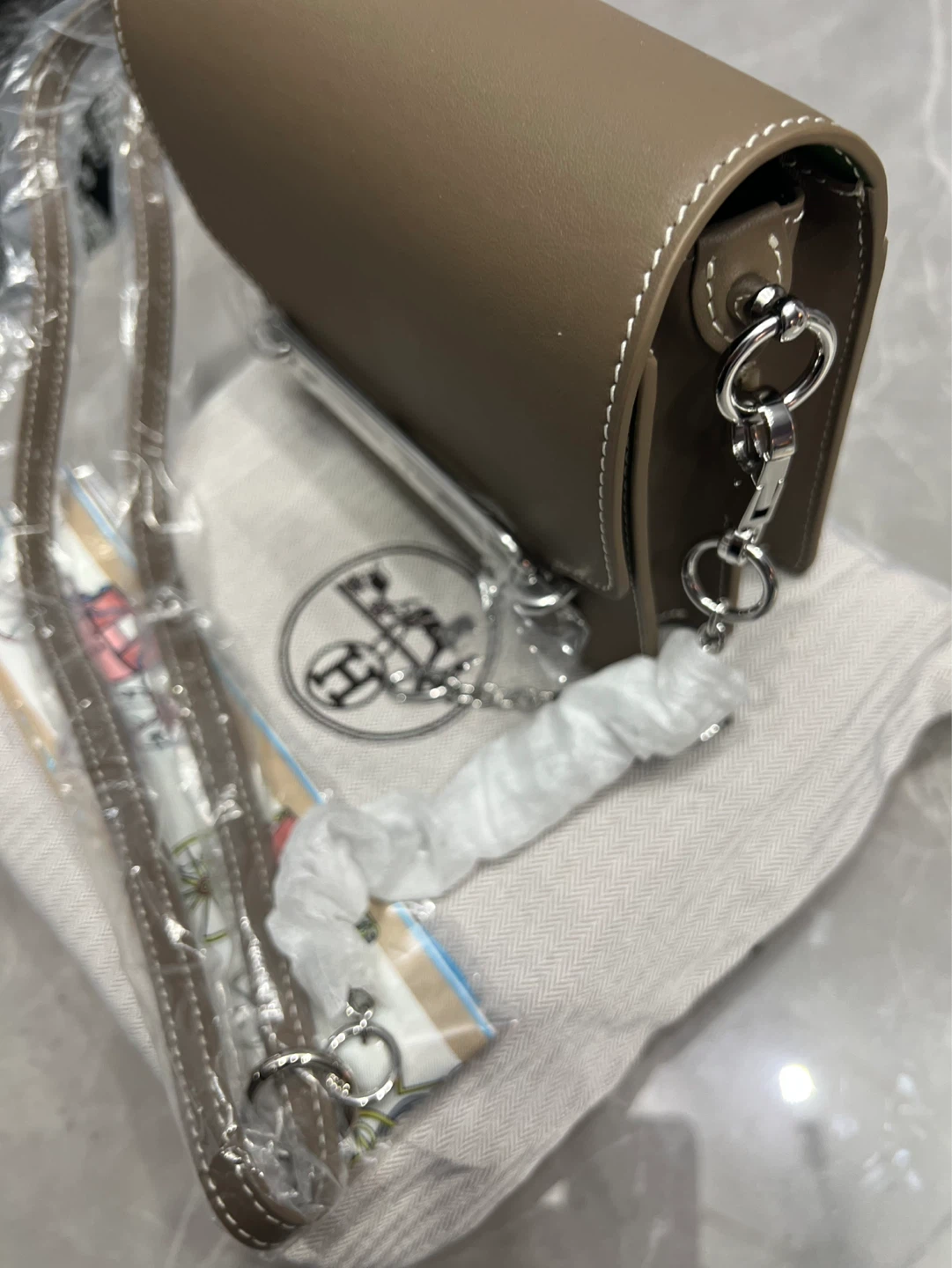 Hermès Brown Leather Crossbody Bag - photo 5