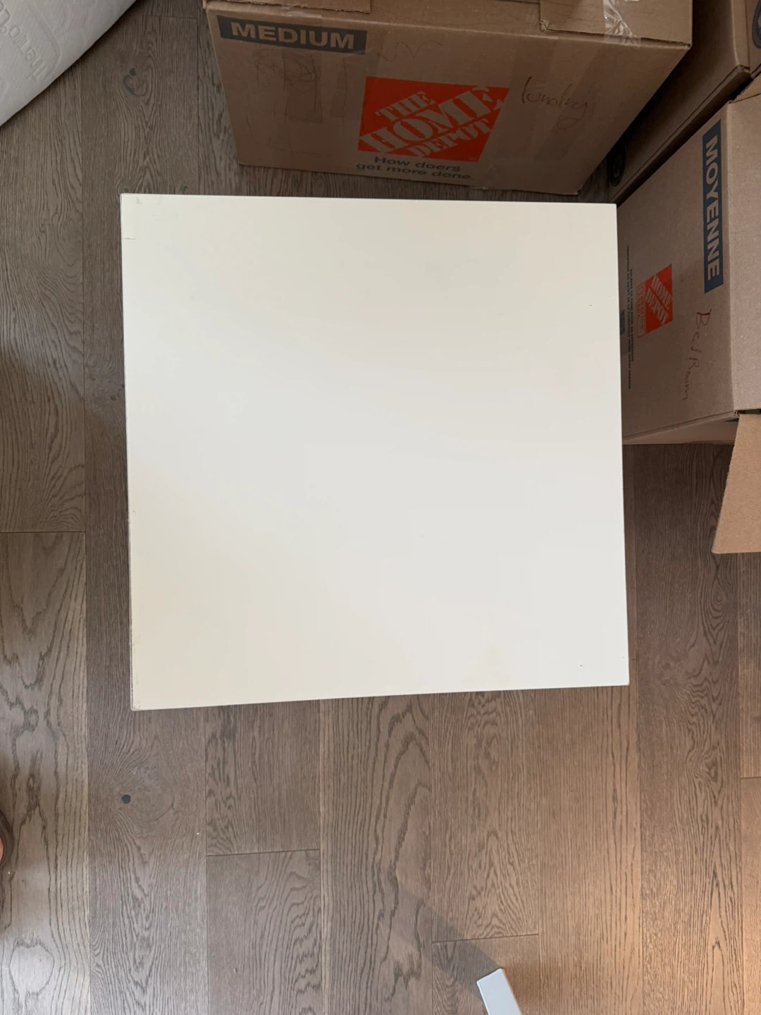 Two IKEA LACK Side Table - White - photo 2