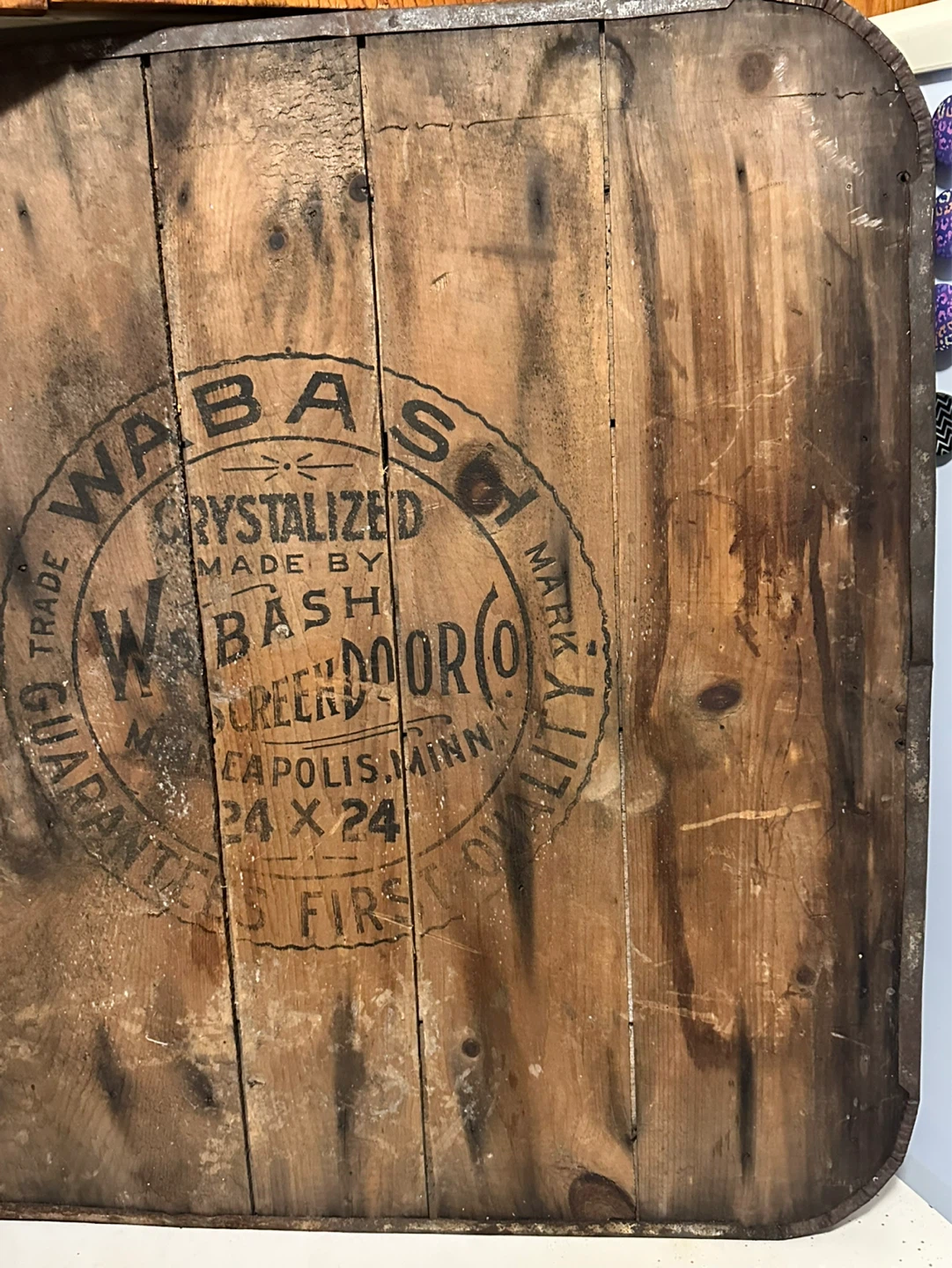 Antique wabash stove cover - photo 2