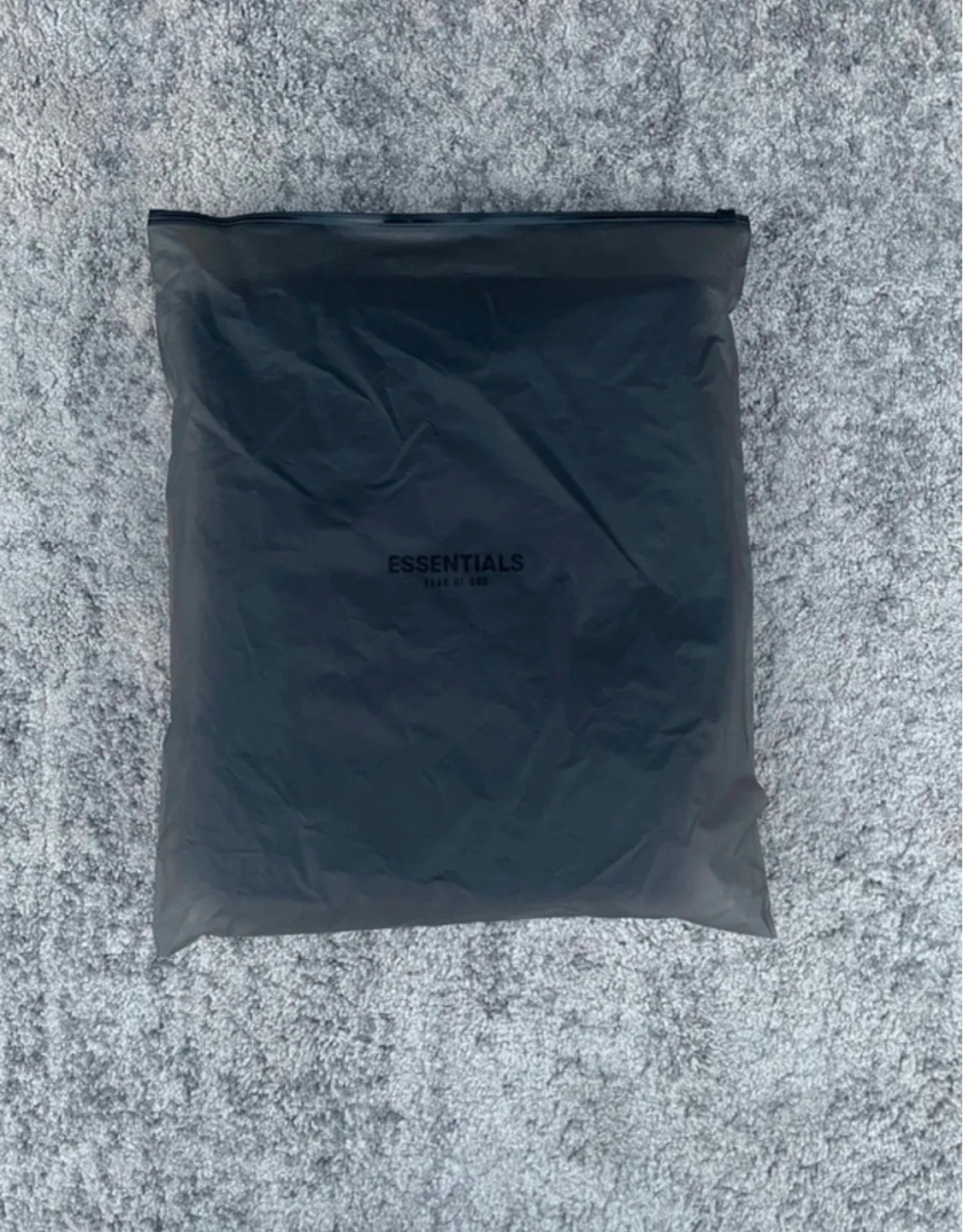 ESSENTIALS Fear of God Black Hoodie - photo 4
