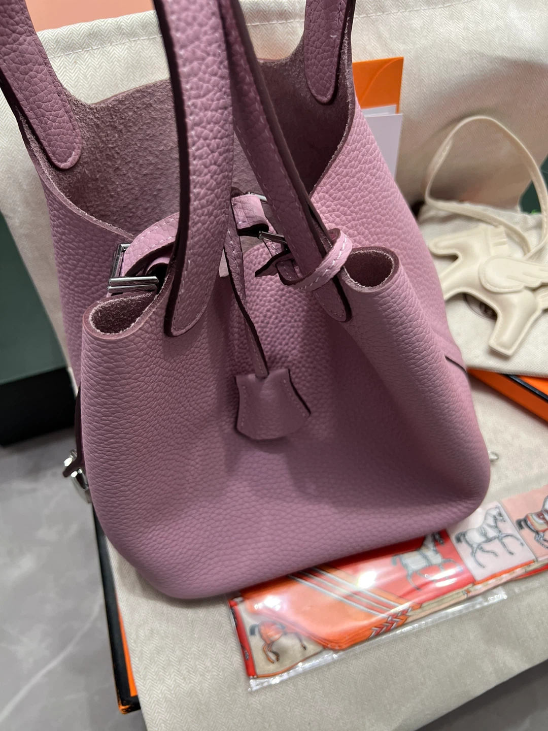 Hermès Pink Leather Picotin Lock Bag - photo 2