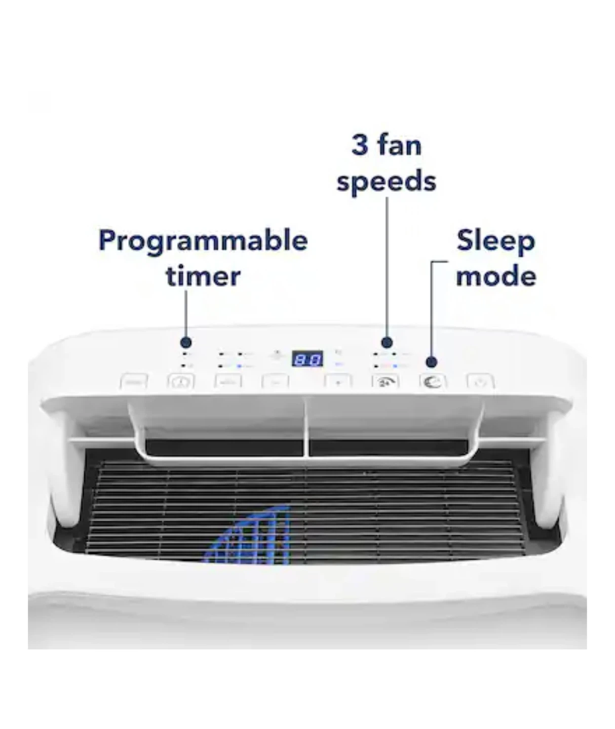 Insignia 350 Sq. Ft. 8,000 BTU Portable Air Conditioner - White - photo 2