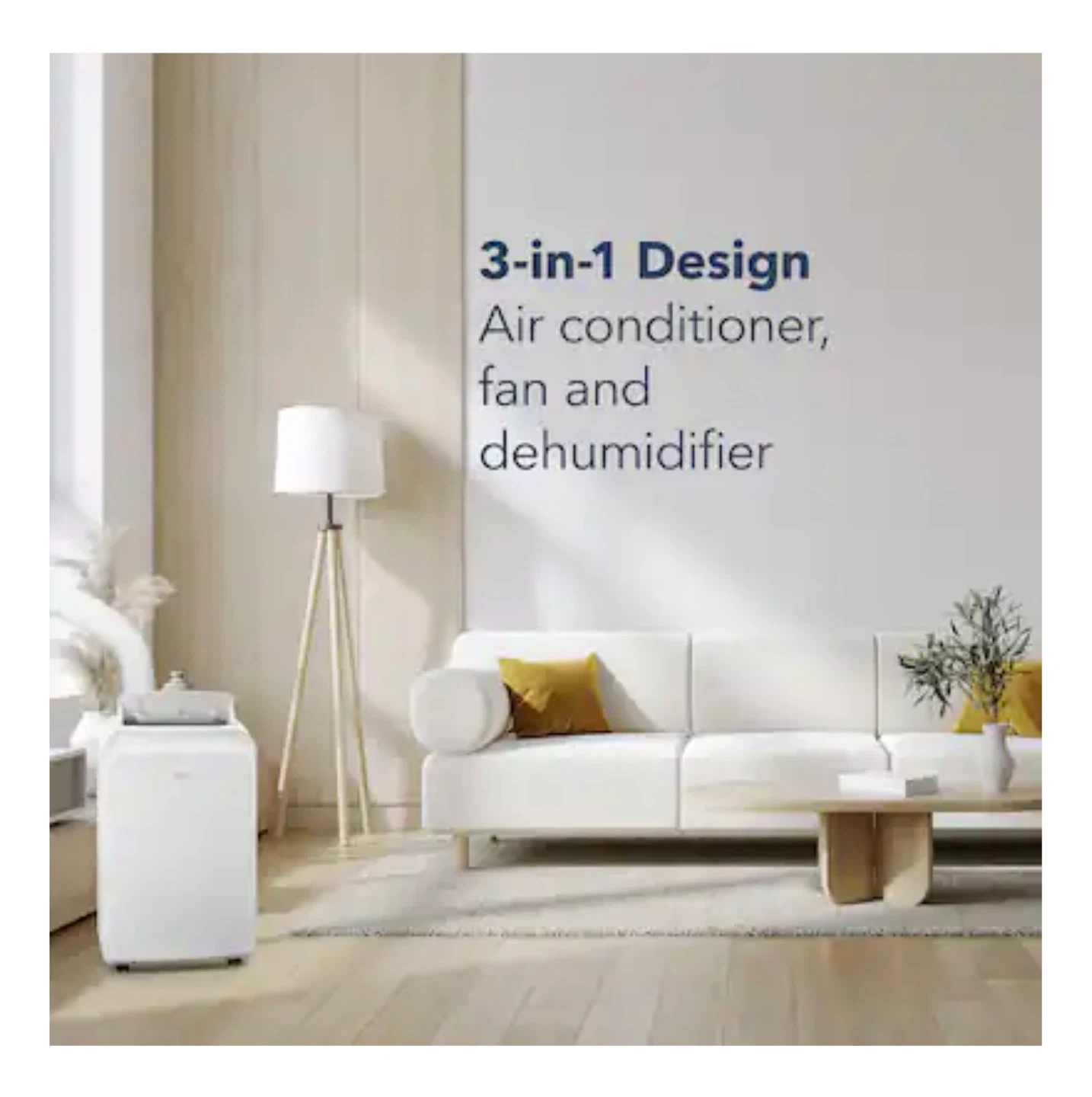 Insignia 350 Sq. Ft. 8,000 BTU Portable Air Conditioner - White