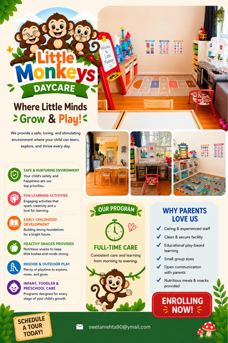 Little Monkeys Daycare - Infant, Toddler & Preschool Care