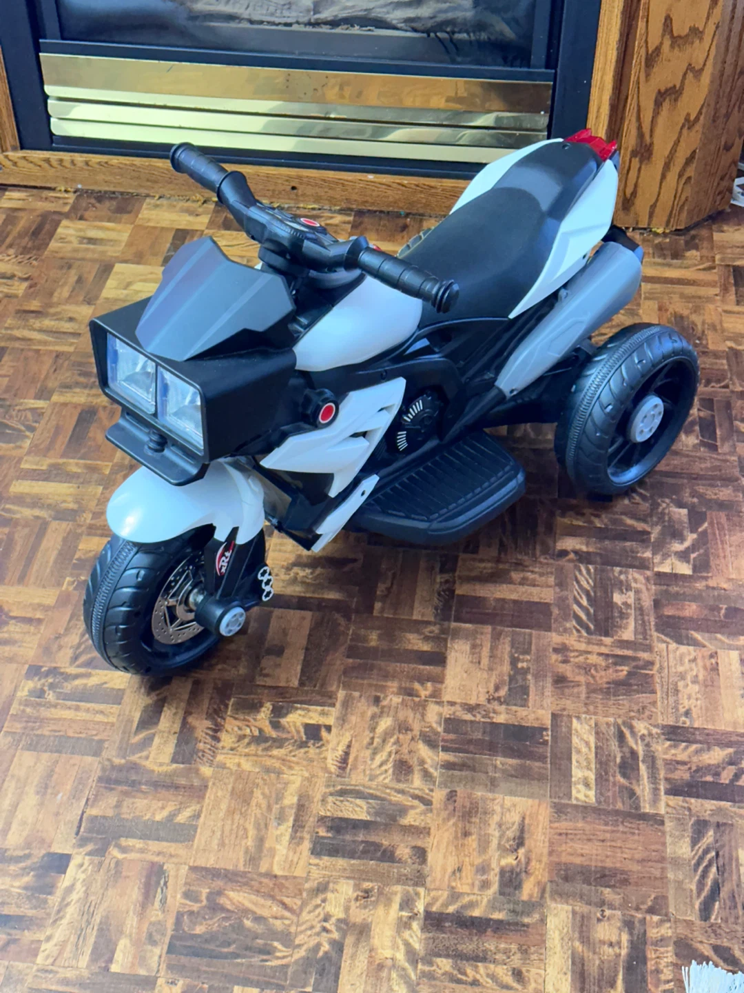 Kids Electric Ride-On Motorcycle comes with the charger