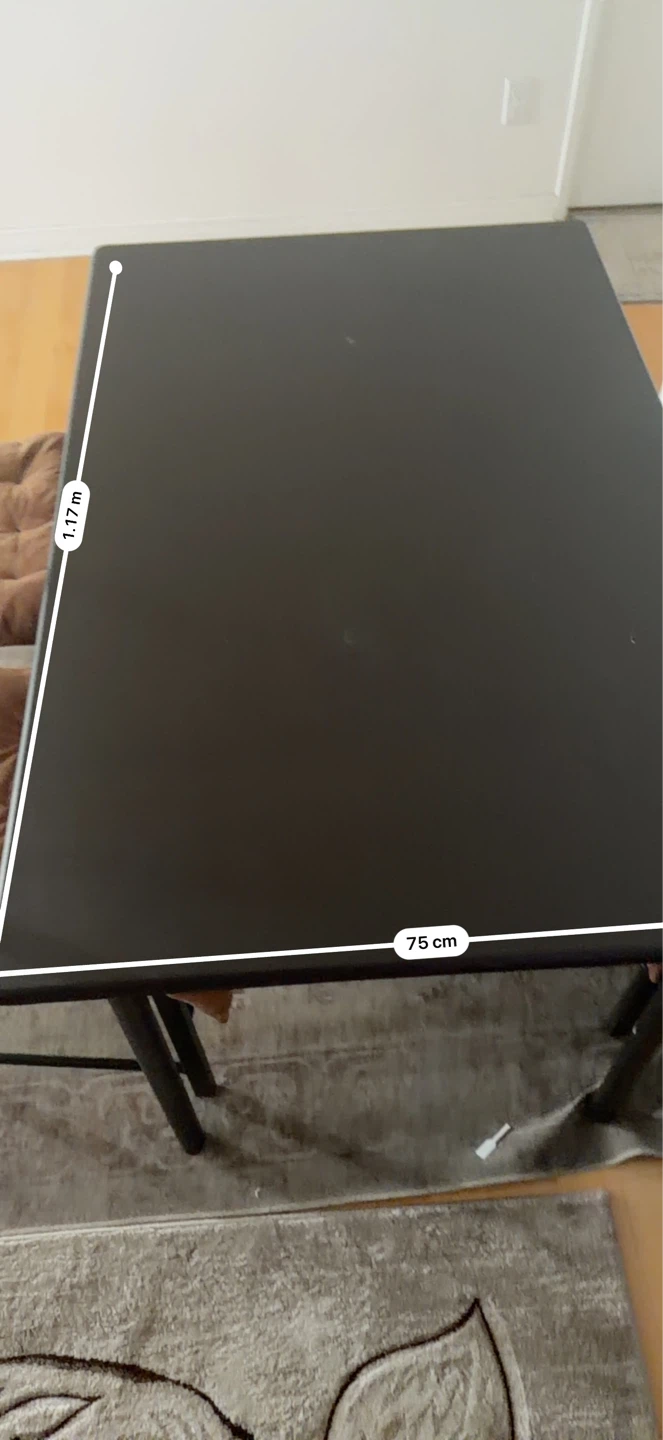 Dark Brown Dining Table and 4 Chairs Set - photo 3