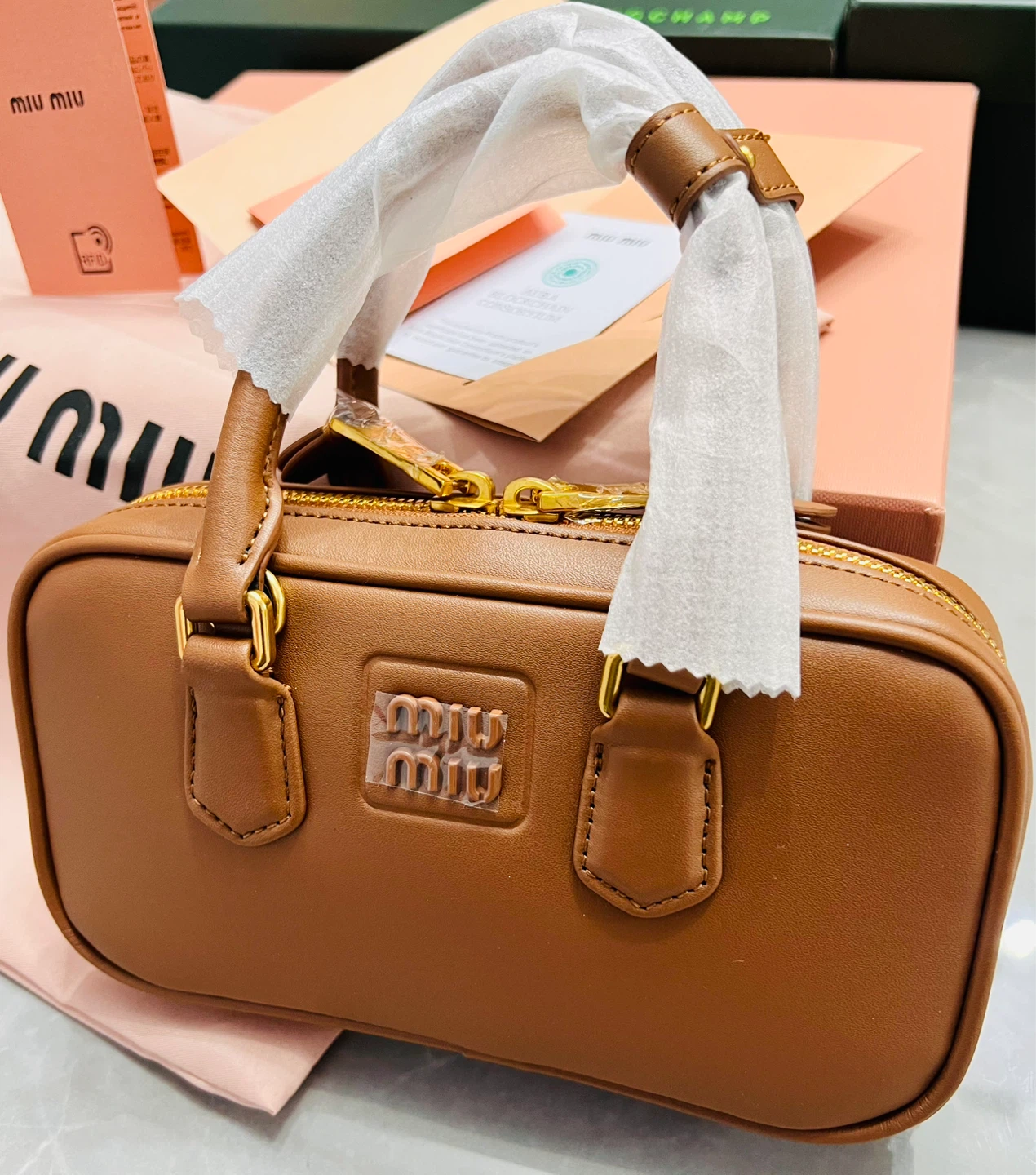 Miu Miu Leather Shoulder Bag