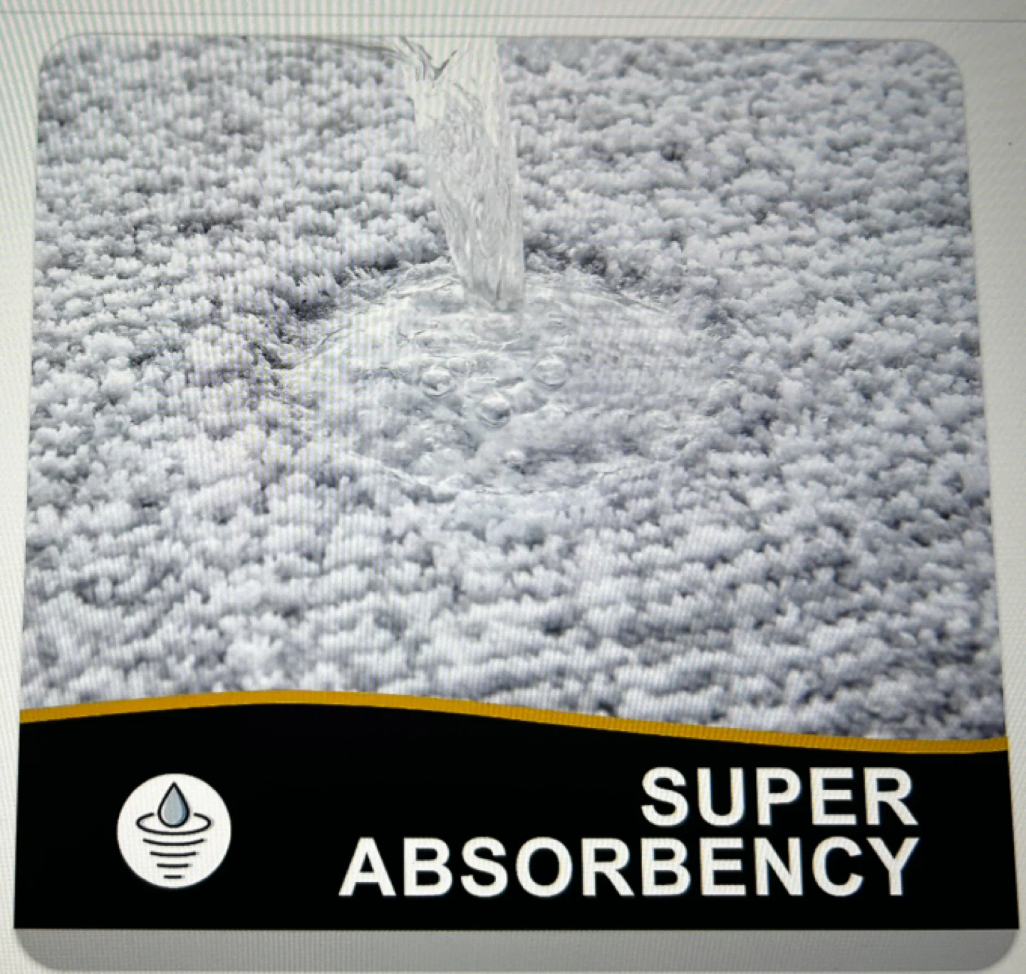 Grey and White Bath Mat (30”x20”) - photo 4