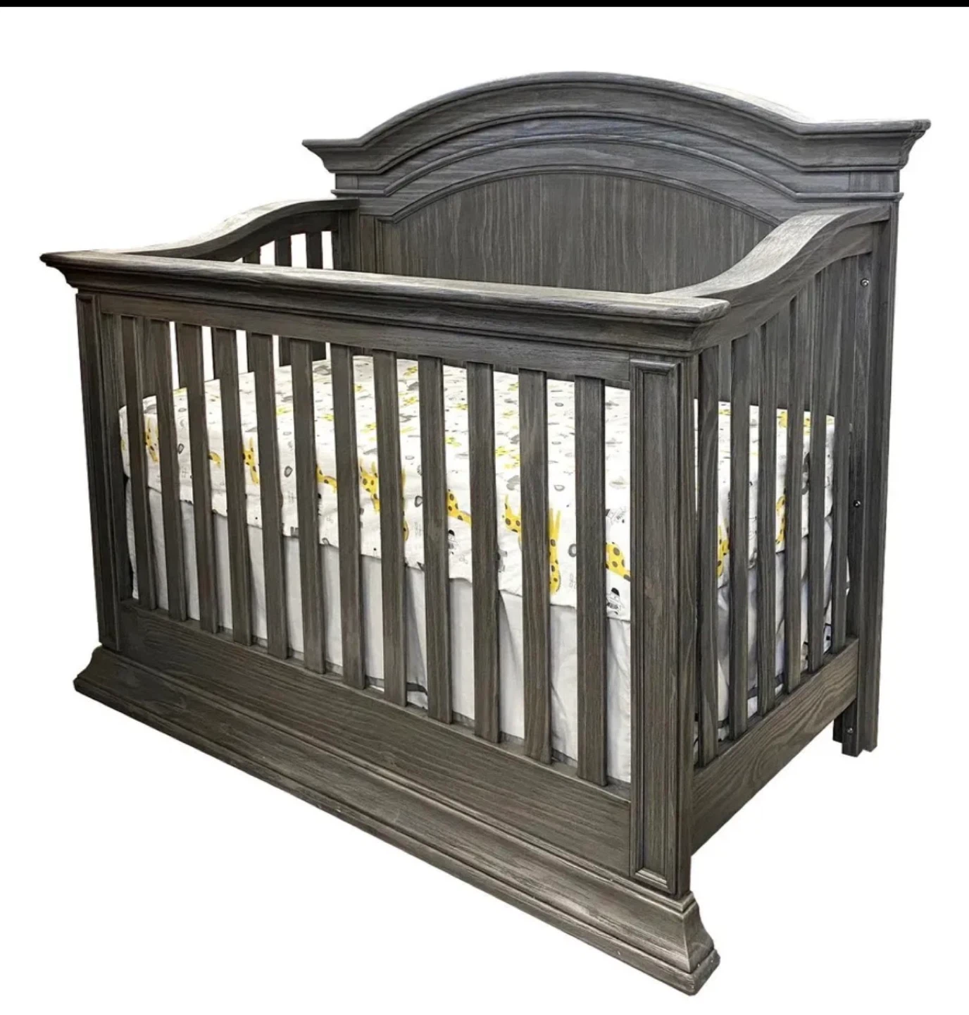 Grey Wooden Crib - photo 2