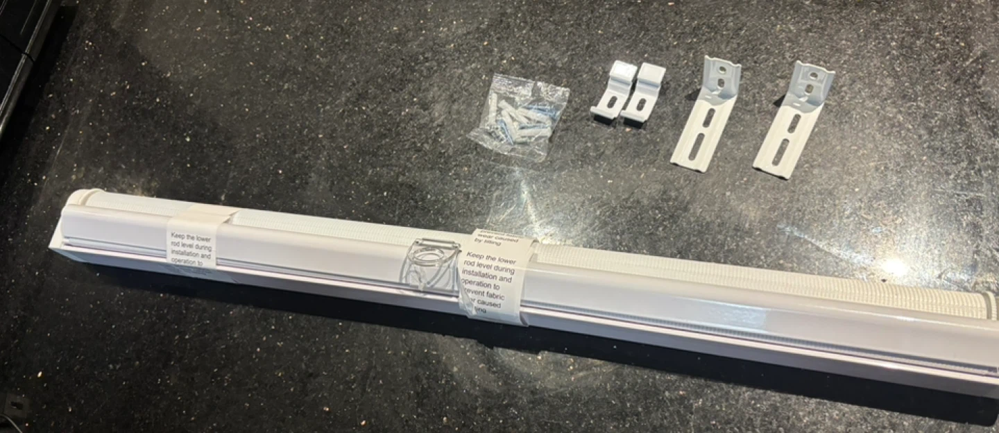 LUCKUP Cordless Zebra Blinds Roller Shades 28" W x 72" H White - photo 3