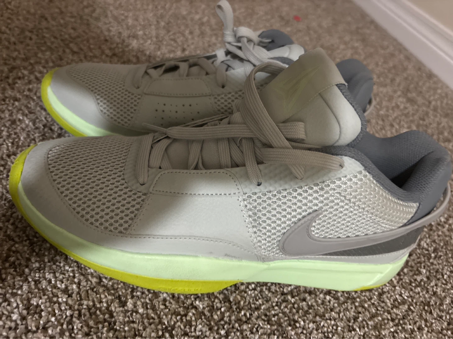 Nike Ja 1 Light Silver Size 10.5 Like New - photo 3