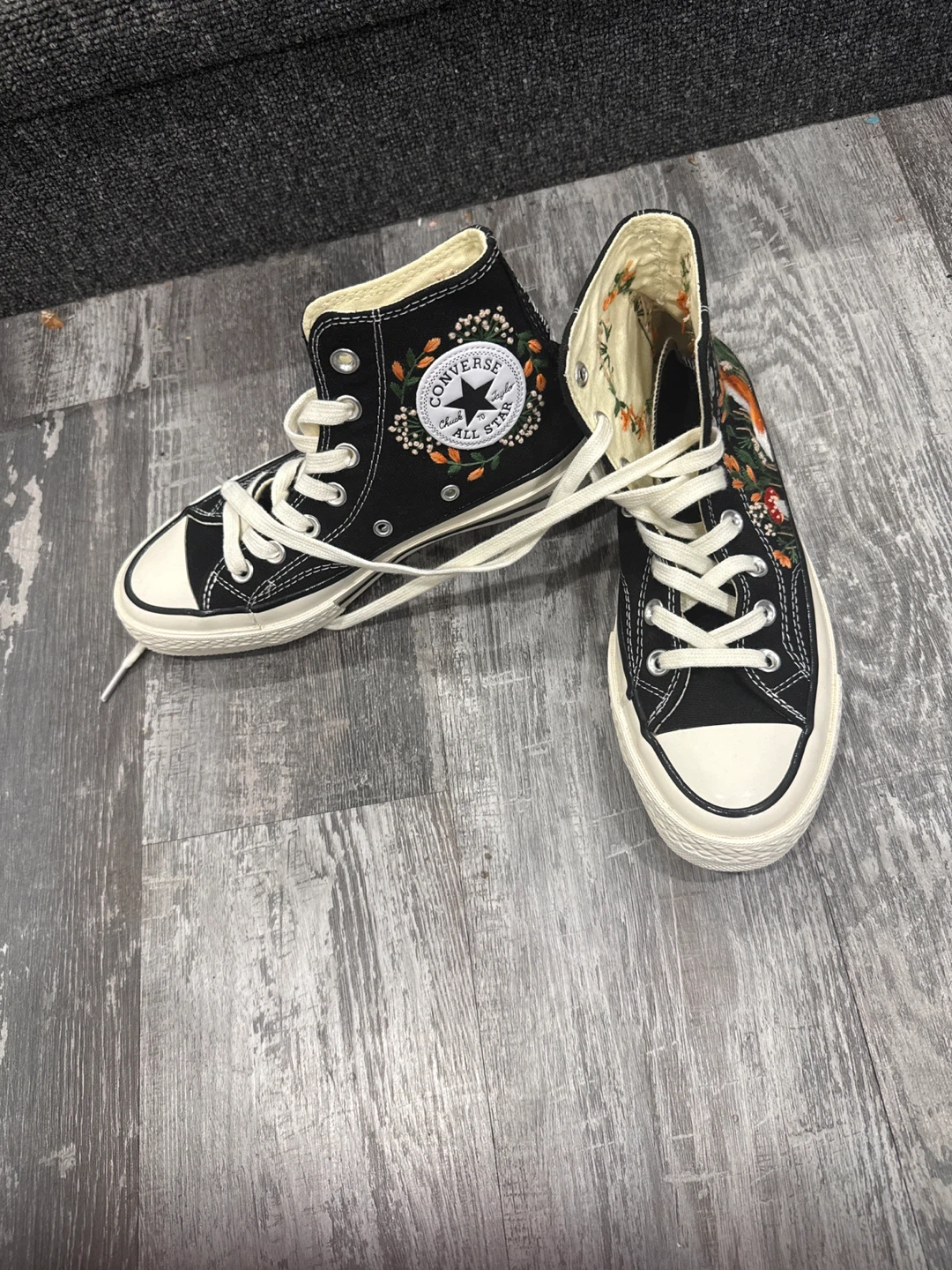 Converse Chuck Taylor All Star High Top Embroidered Flowers - photo 5