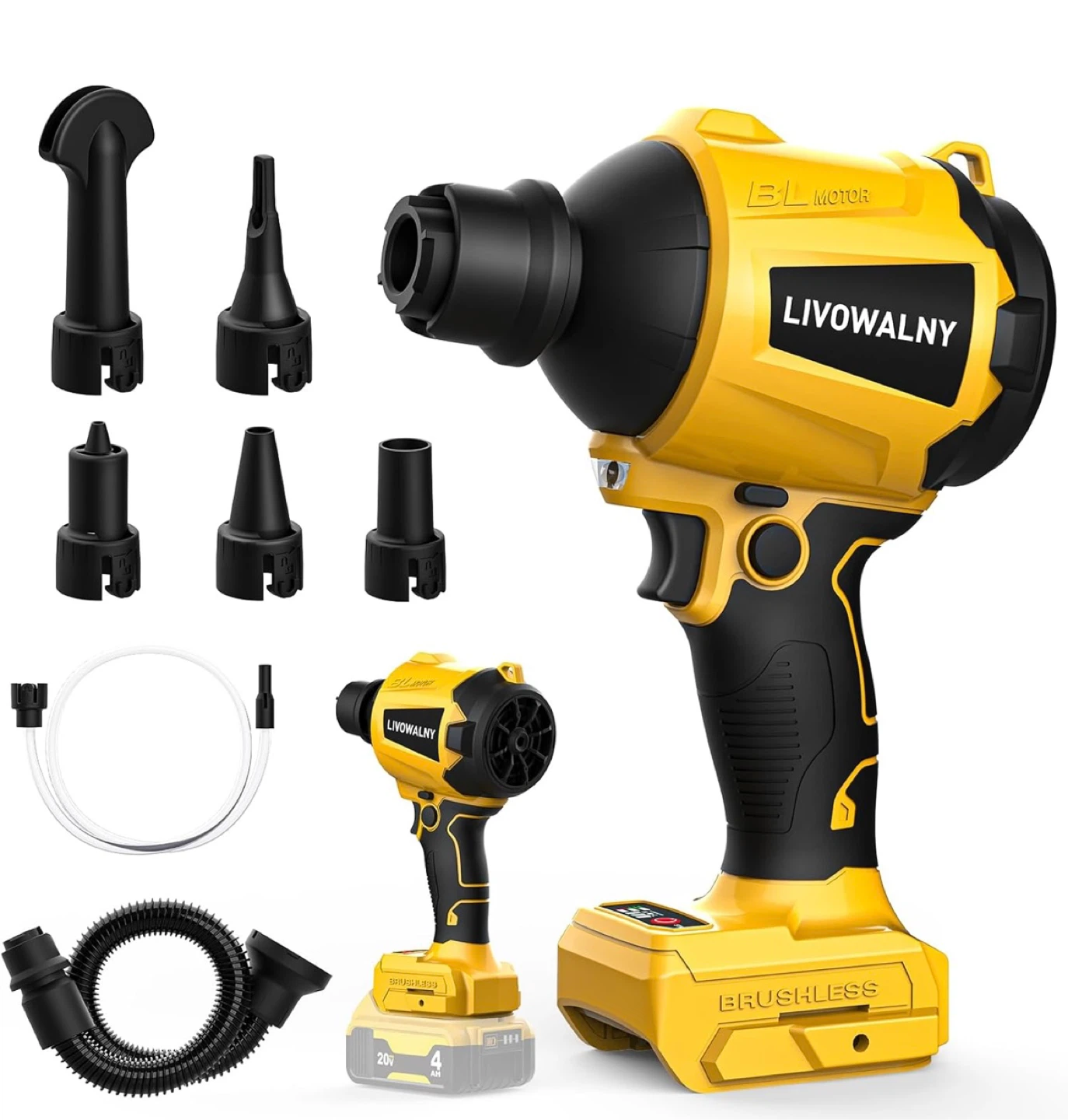 NEW - LIVOVALNY 20V Cordless Air Blower/Dust Blower - photo 5