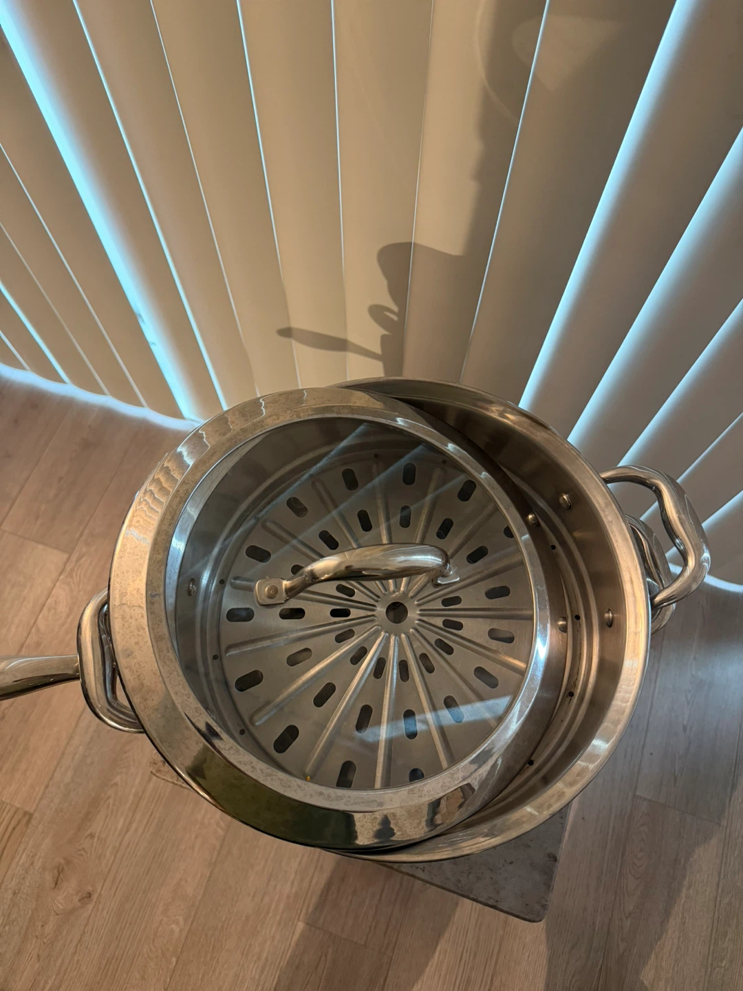 Cooking pan (11 inch) with steamer rack and lid - photo 2