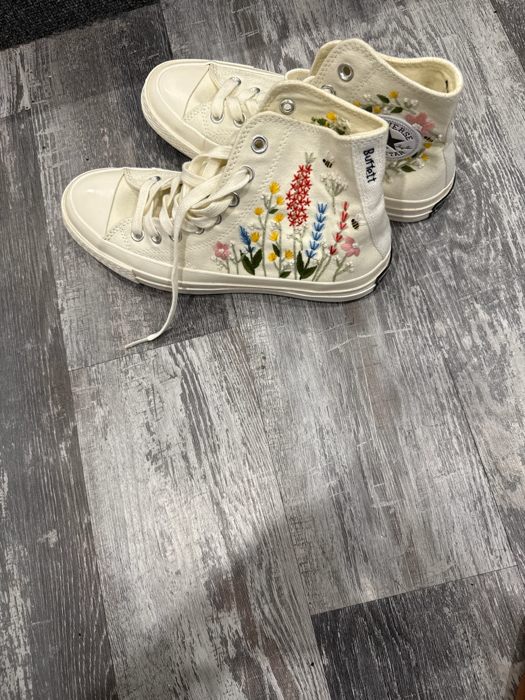 Converse Chuck Taylor All Star  Embroidered Floral Sneakers