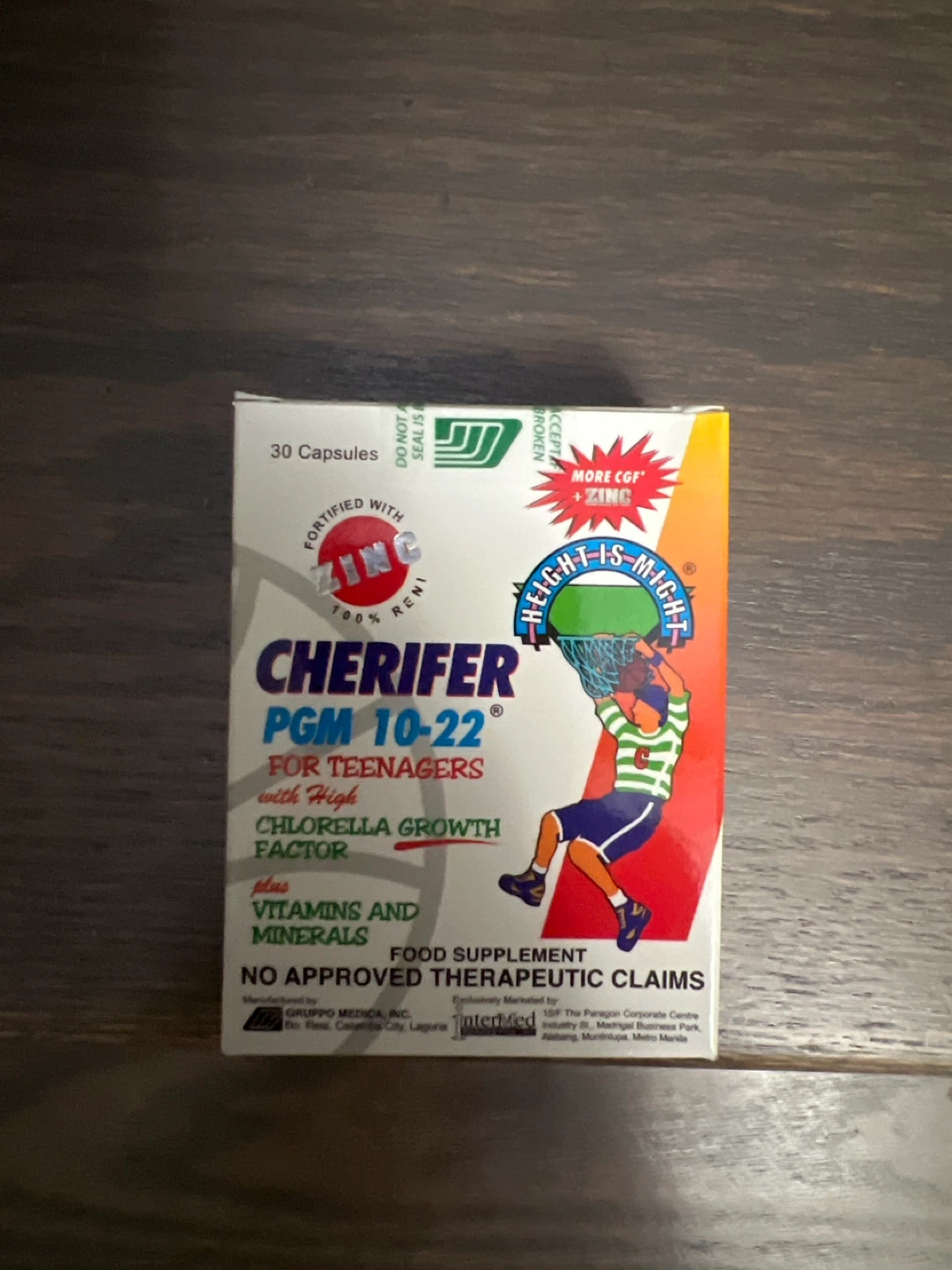 Cherifer PGM 10-22 For Teenagers Capsules - 30 count