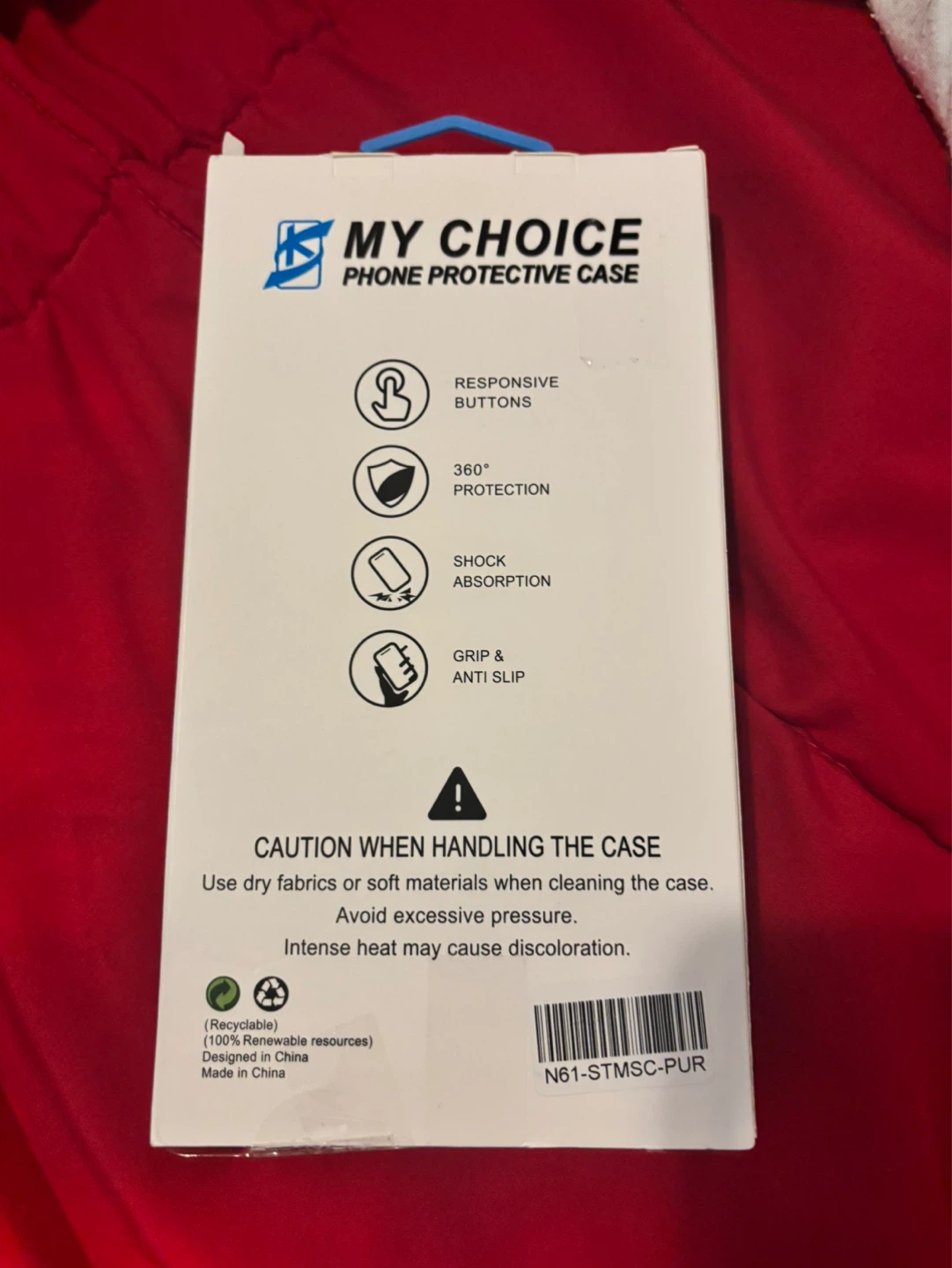 My Choice Phone Protective Case for iPhone 12/12 Pro - Purple - photo 2