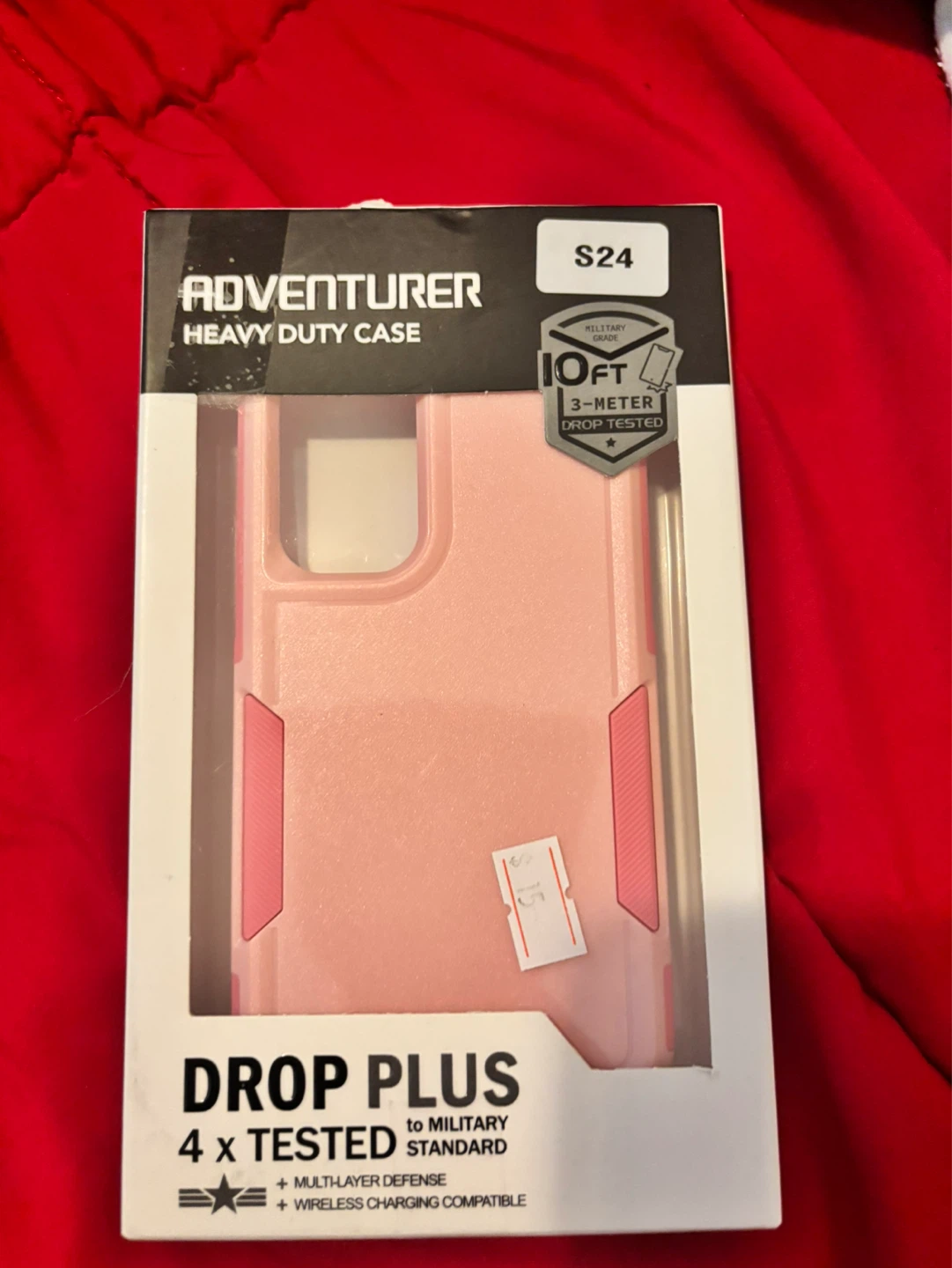 Adventurer Heavy Duty Case for S24 - Pink