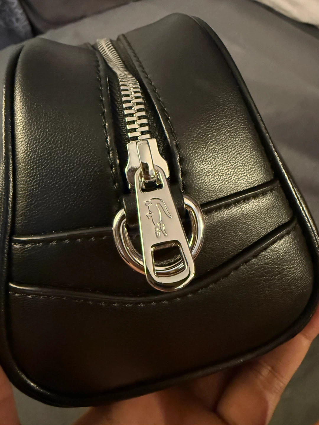 Lacoste Black Mini Lora Shoulder Bag with Strap - photo 4