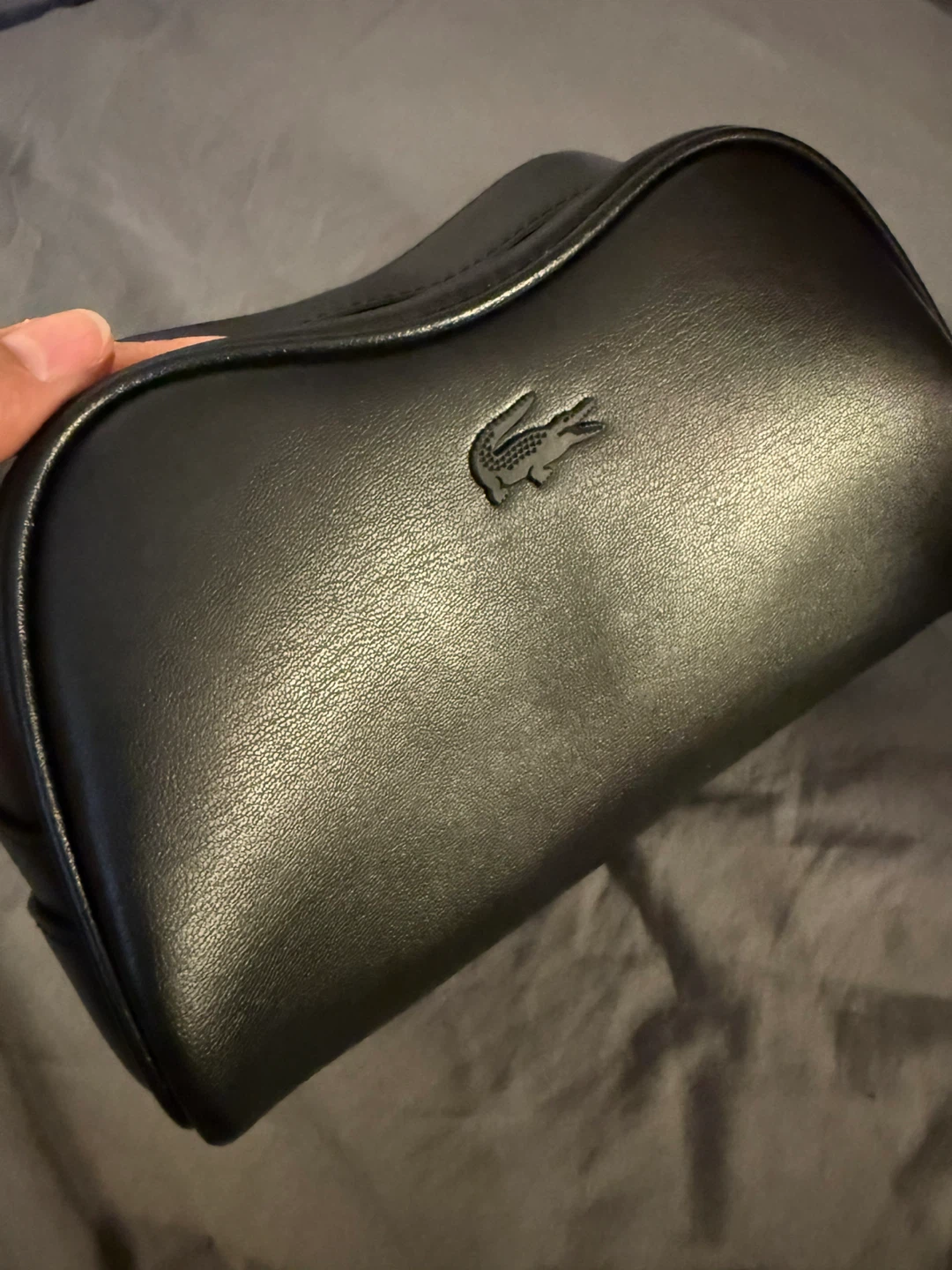 Lacoste Black Mini Lora Shoulder Bag with Strap - photo 3