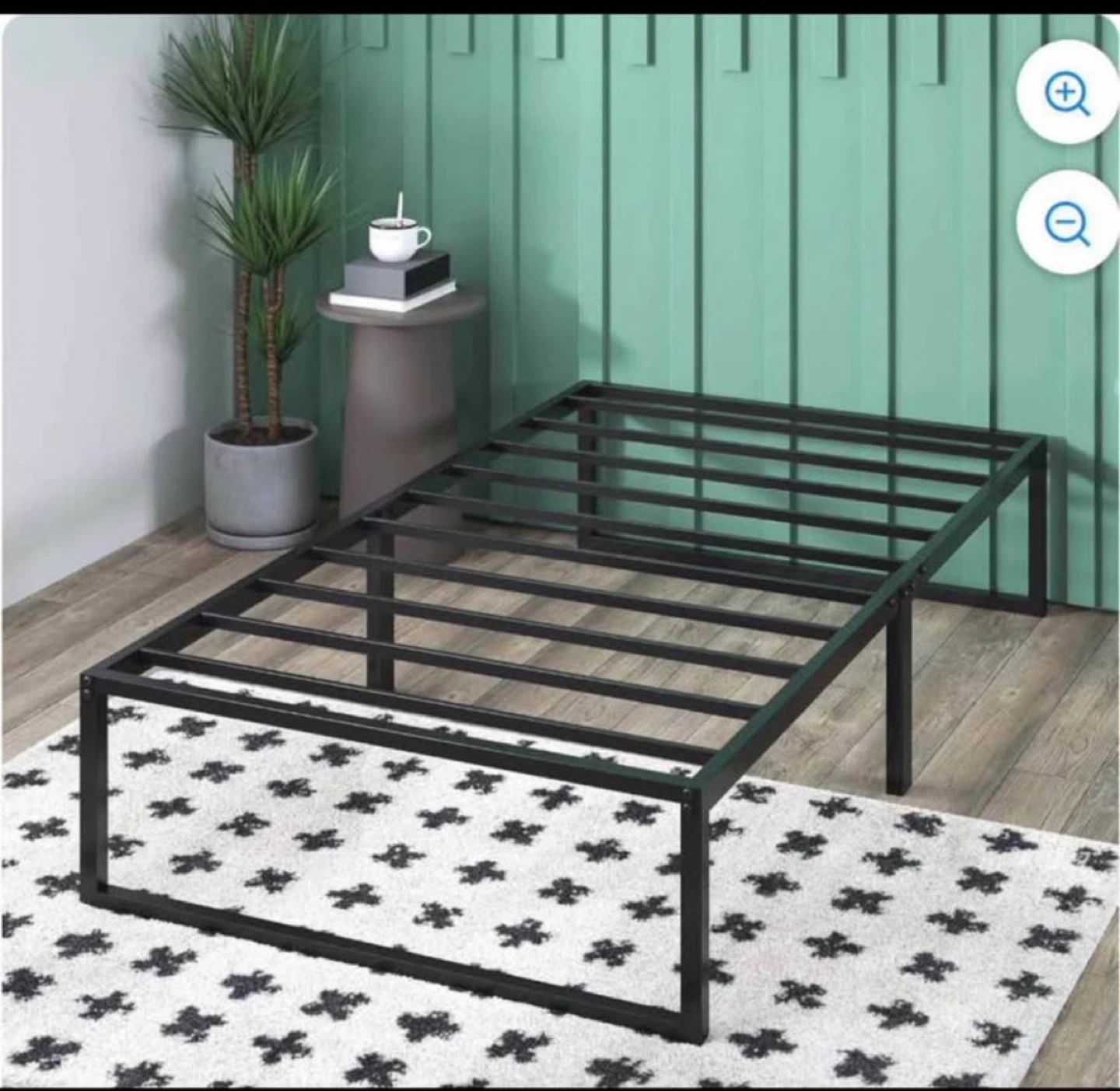 Black Metal Bed Frame