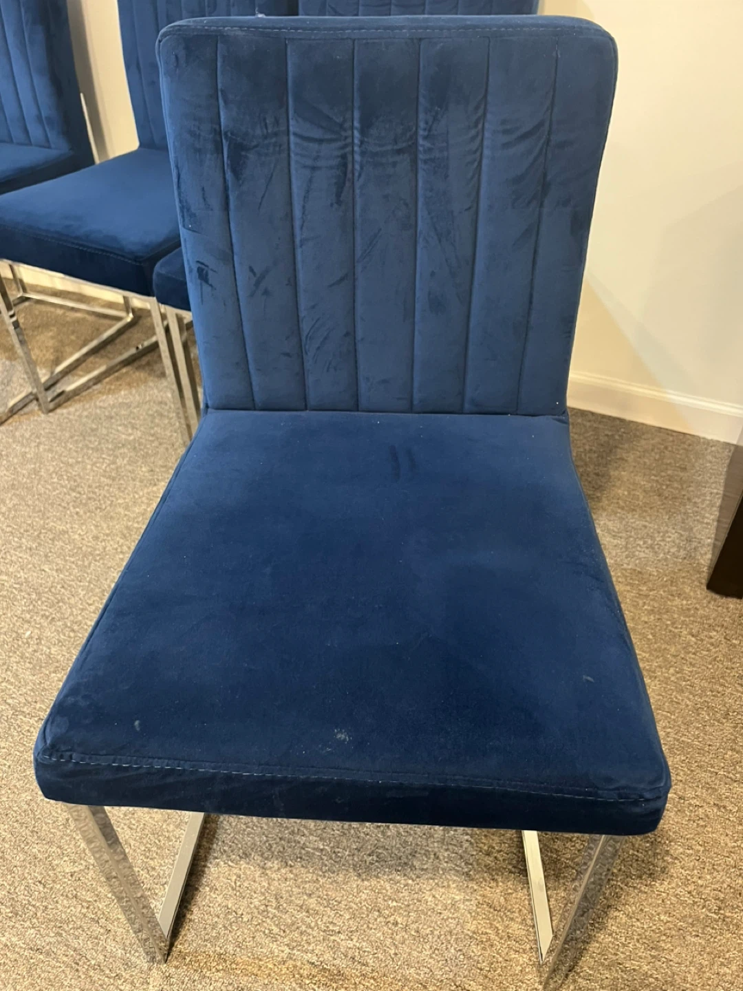 Amberdawn Velvet Upholstered Dining Chairs (Set of 4) - photo 5