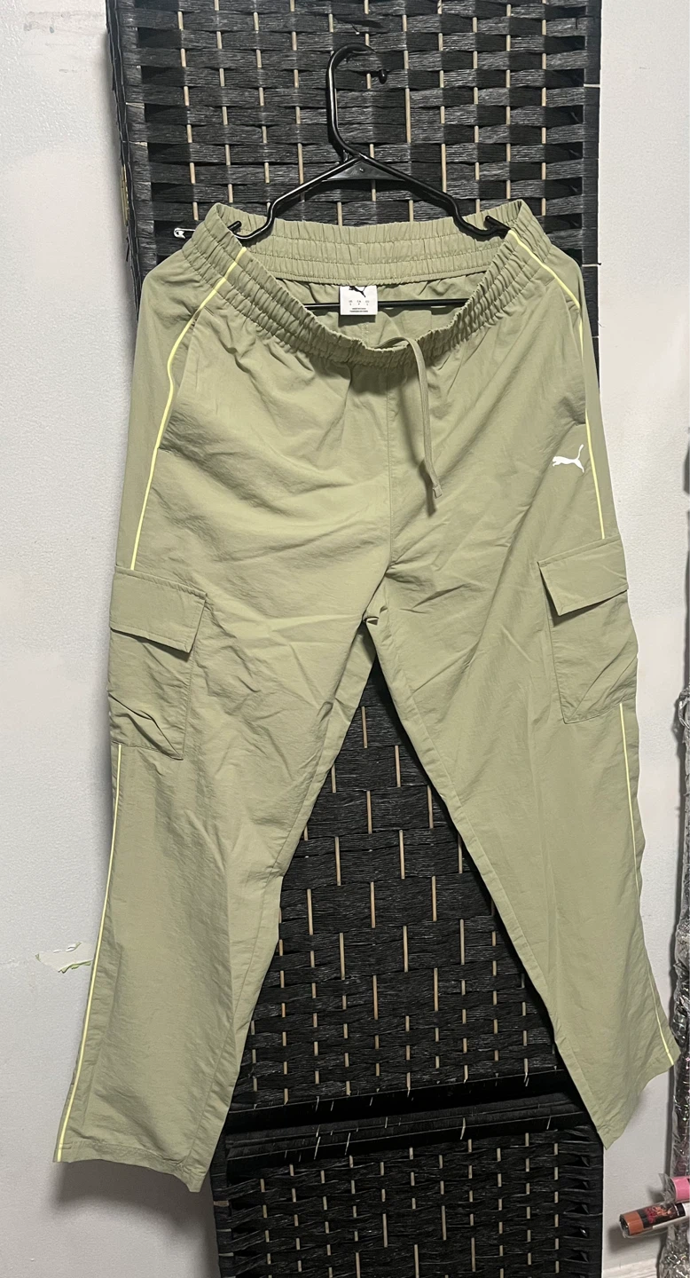 Puma Cargo Pants Olive Green Women's Size Small