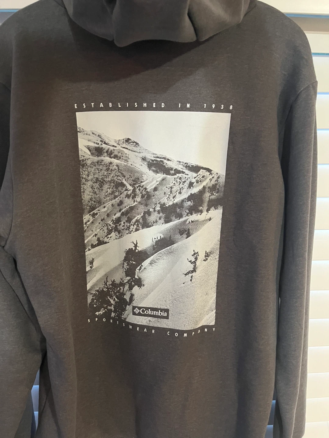 Grey Columbia Hoodie - Men’s Large - photo 2
