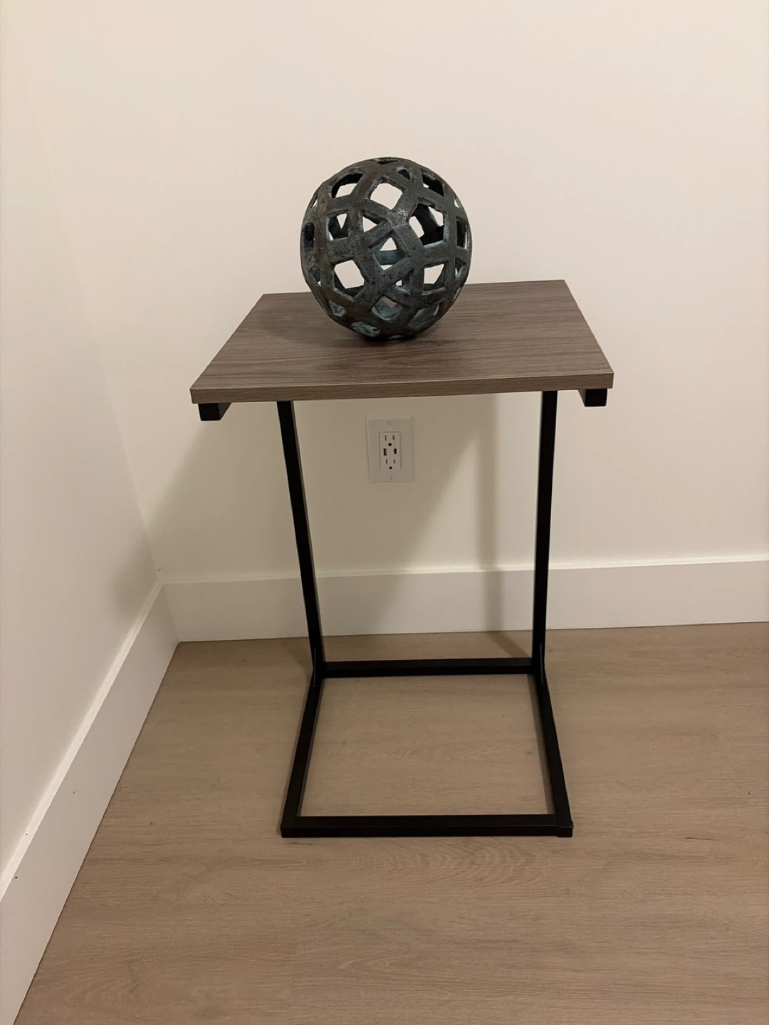 C-Table with Wood Top - photo 4