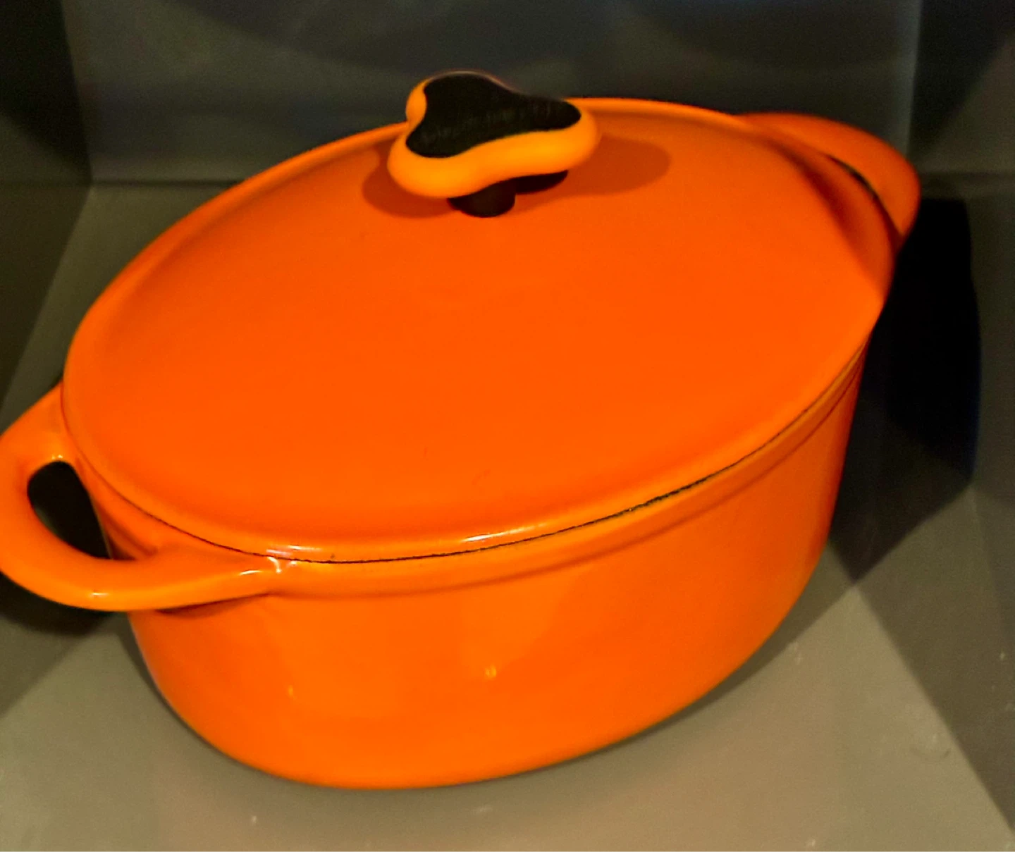 Rachel Ray Cast Iron Oval 4 Qt Dutch oven - photo 2