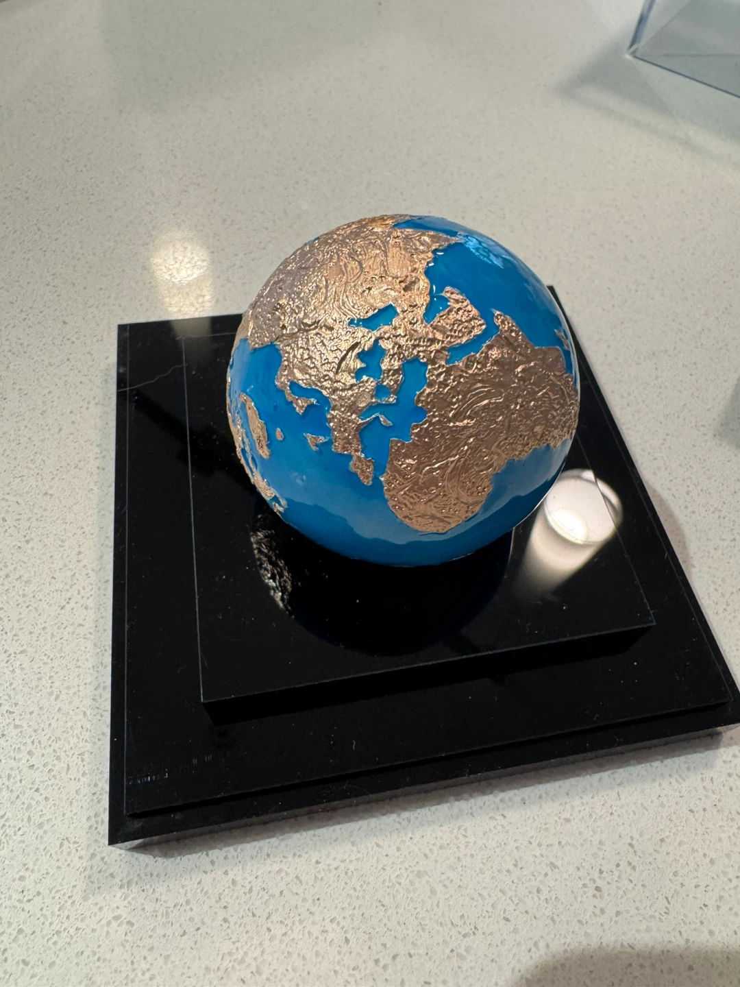2023 Barbados Blue Marble Glow-in-the-Dark 3 oz .999 Silver Coin
