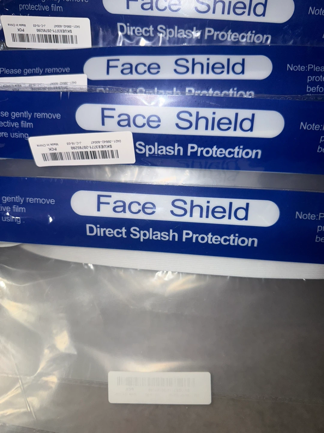Face Shields - Direct Splash Protection (Pack of 5) - photo 2