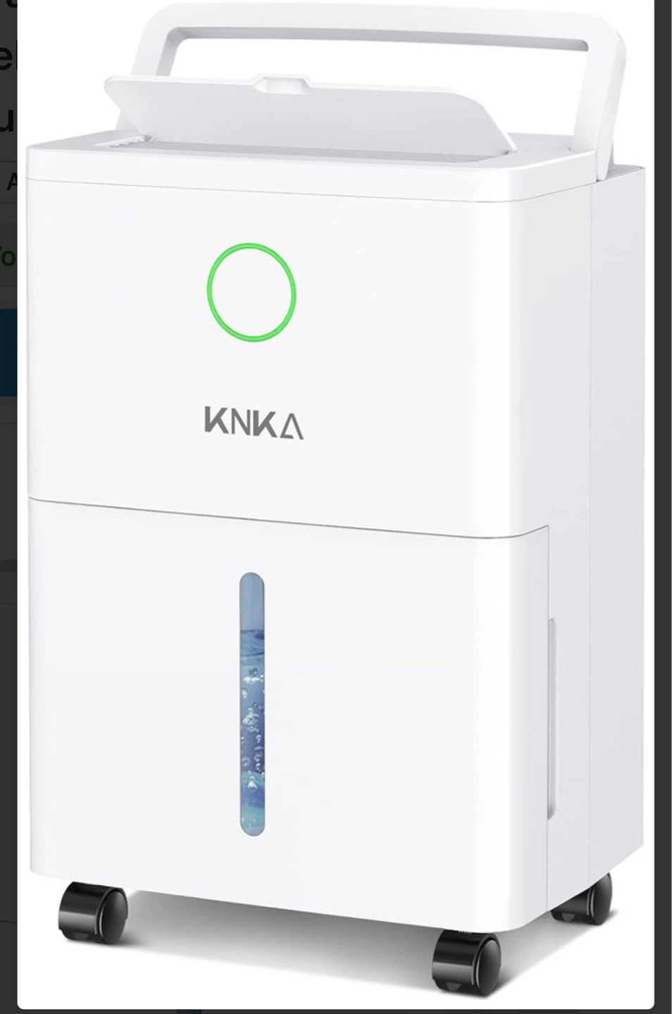 KNKA White Dehumidifier