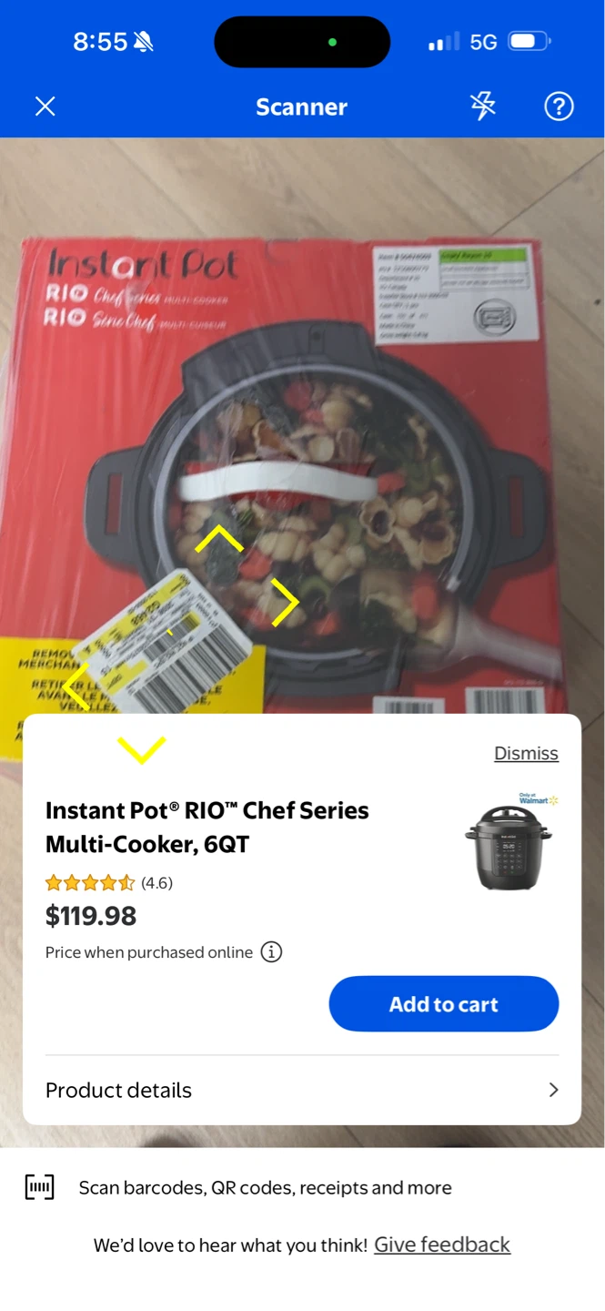 Instant Pot RIO Chef Series Multi-Cooker, 6 Quart