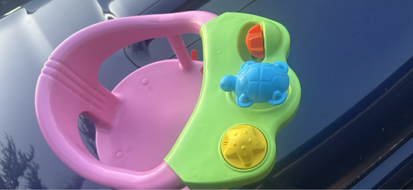 KETER Pink Baby Bath Seat with Toys - photo 2