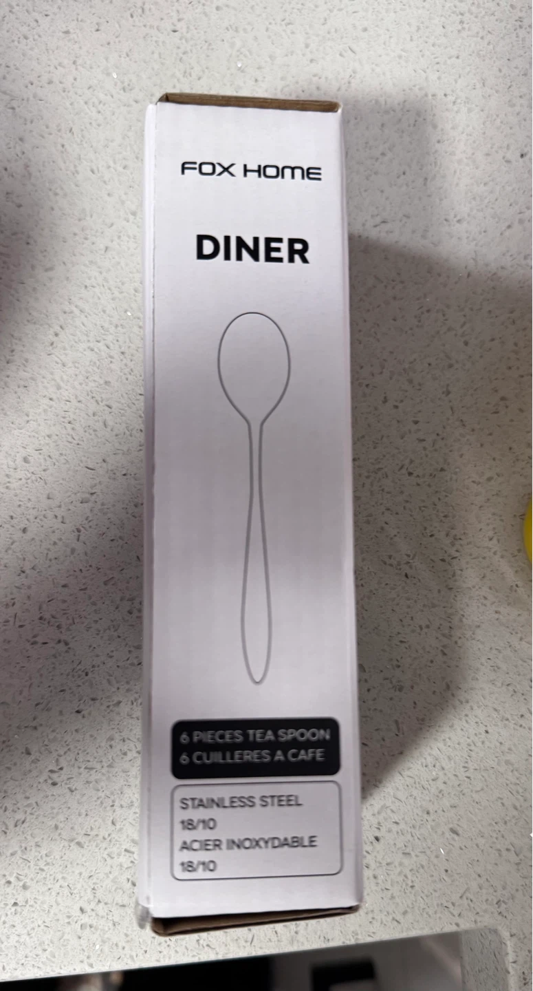 FOX HOME Diner 6 Piece Stainless Steel Tea Spoons - photo 2