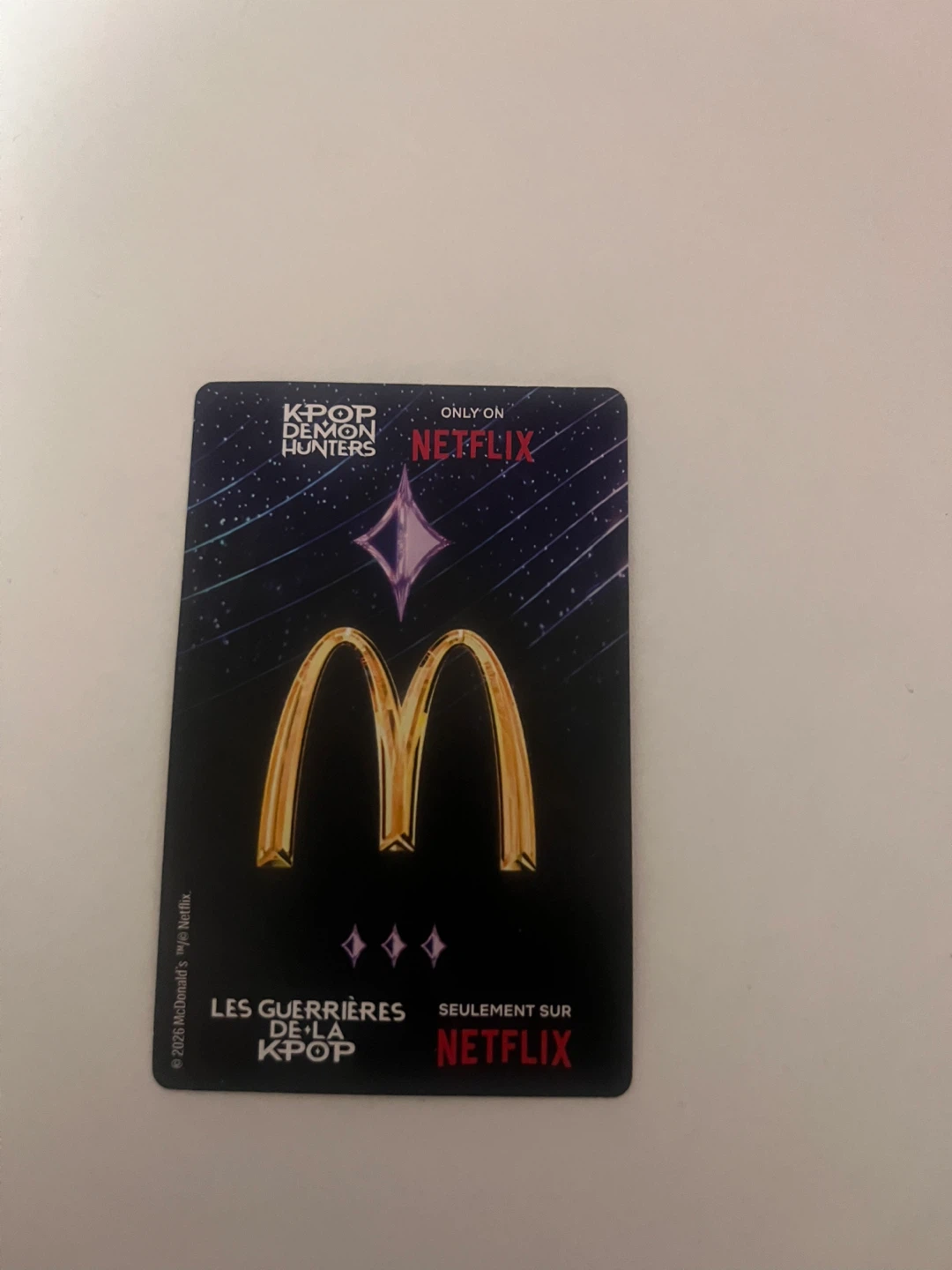 KPOP DEMON HUNTERS McDonald's x Netflix Card - photo 2