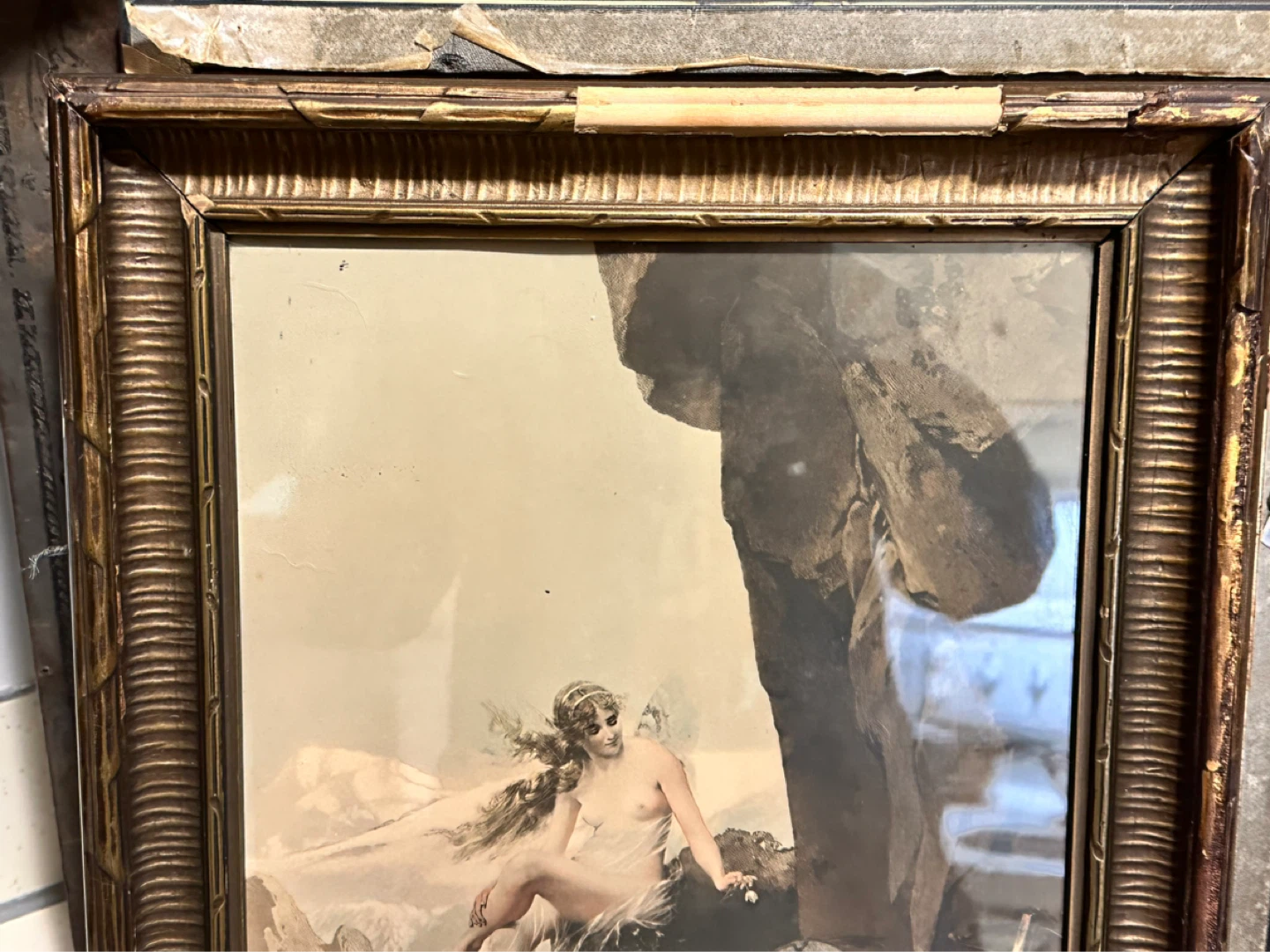1878 konrad Deiletz Spirit of the Alps Print - photo 2