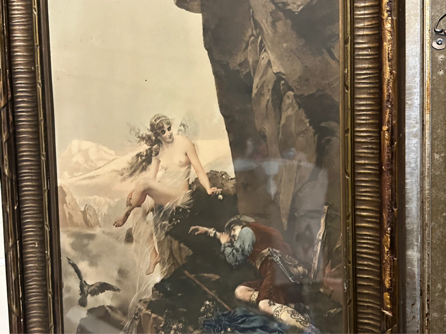 1878 konrad Deiletz Spirit of the Alps Print - photo 3