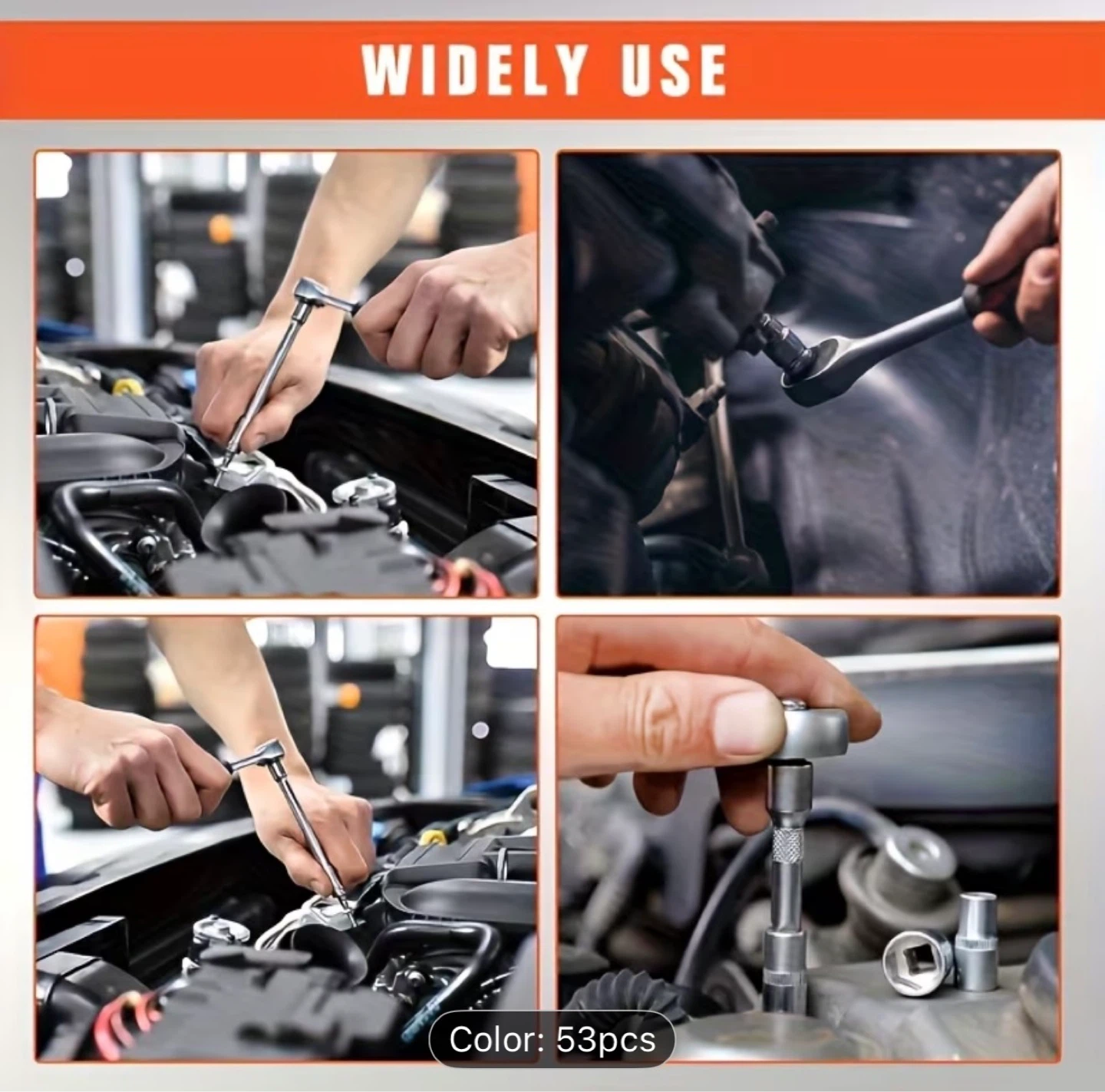 53 Piece Socket Wrench Set - photo 3