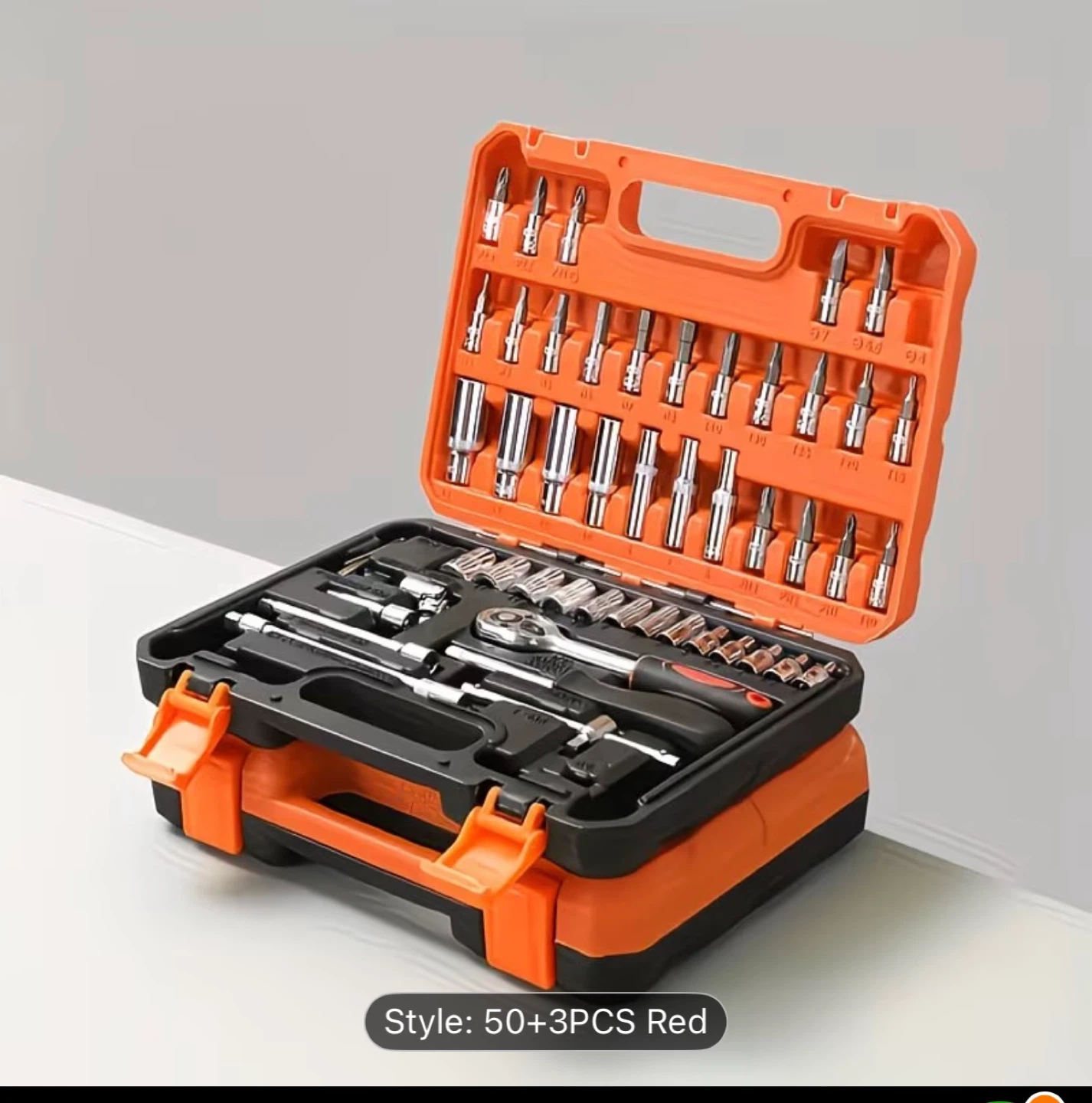 53 Piece 1/4" Socket Set with Bits