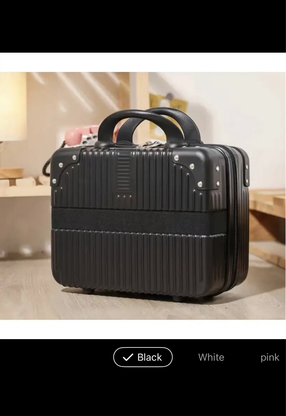 Brand new Black Mini Suitcase Storage Box
