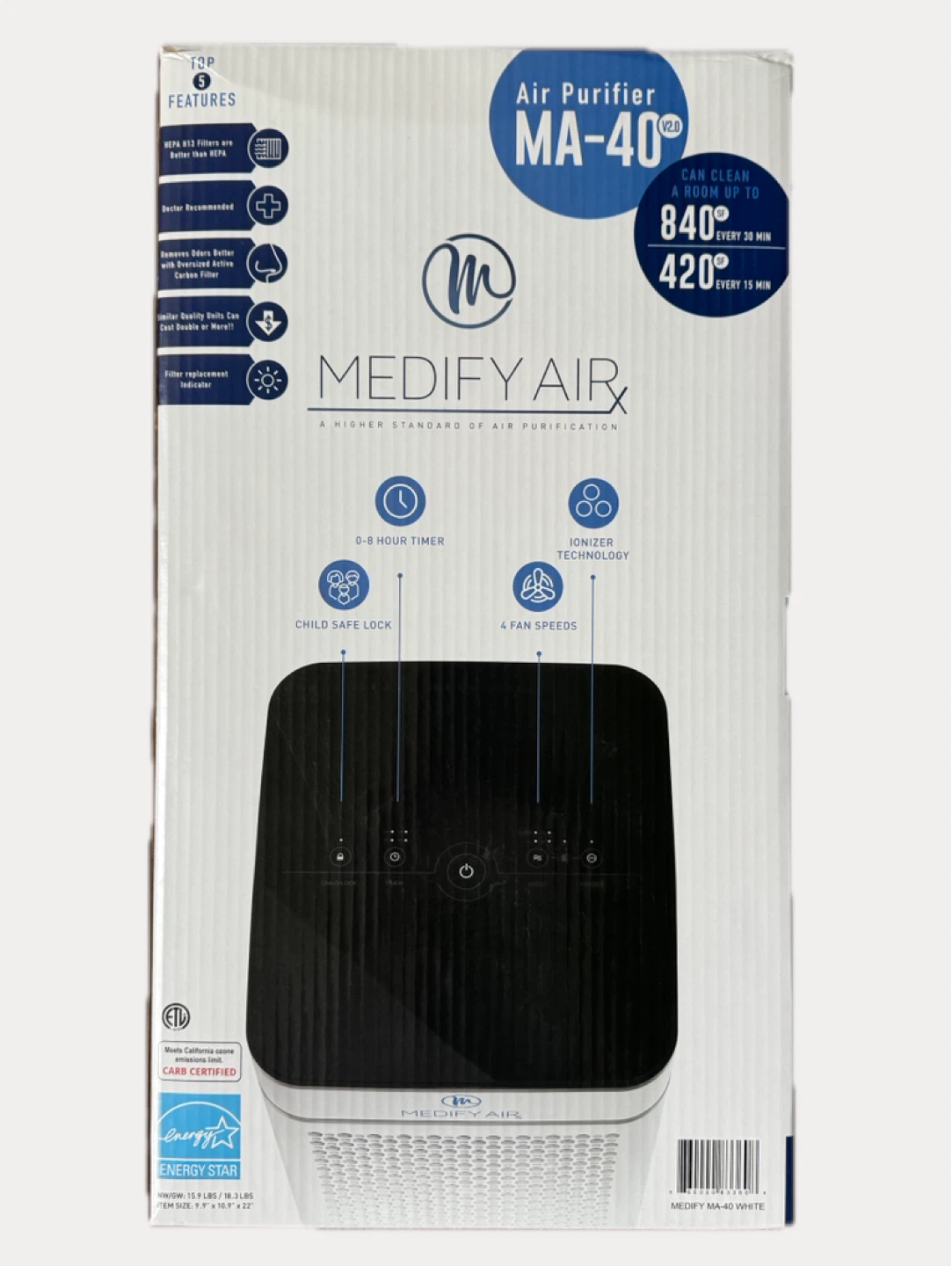 Air Purifier - MedifyAir MA-40 - photo 3