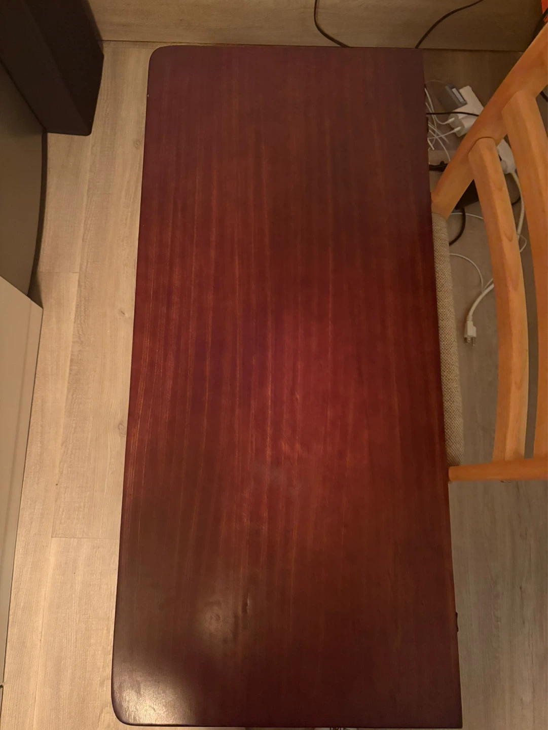 Folding Wall-Mounted Desk - Wood Finish - photo 2
