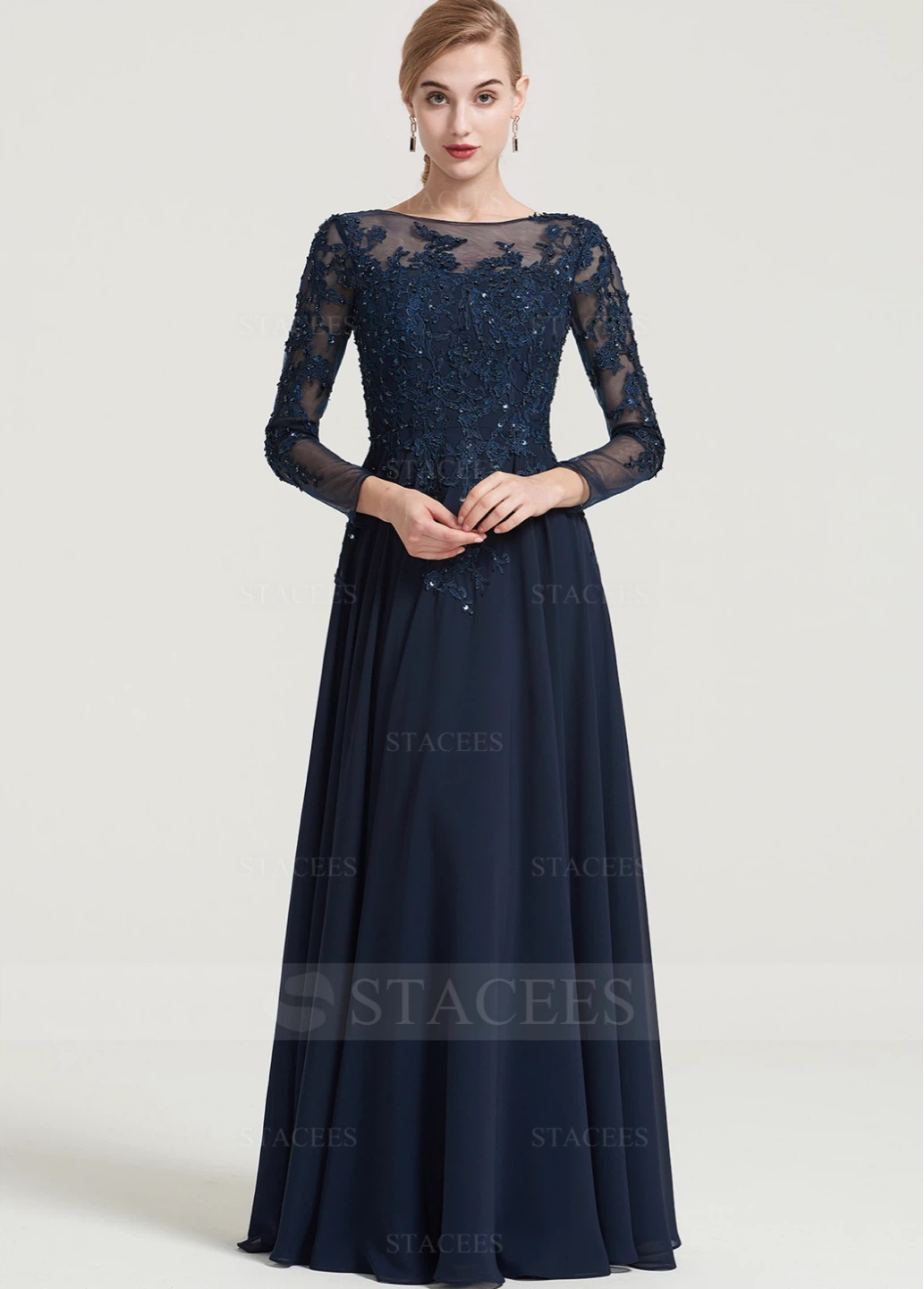 Stacees Dark Navy Dress