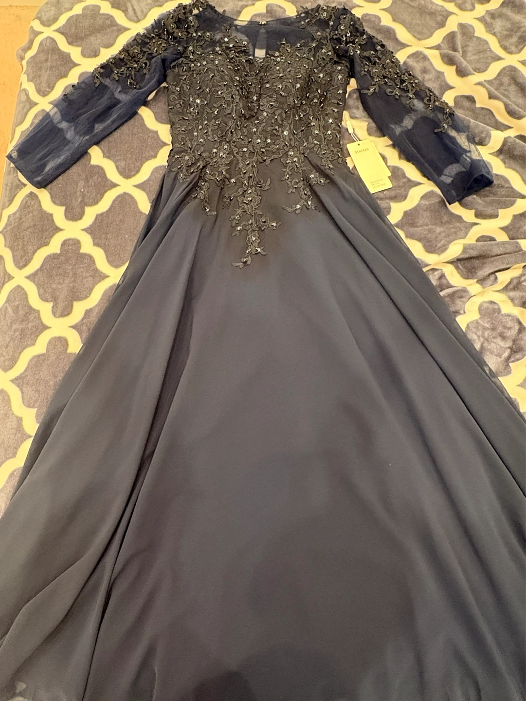 Stacees Dark Navy Dress - photo 2